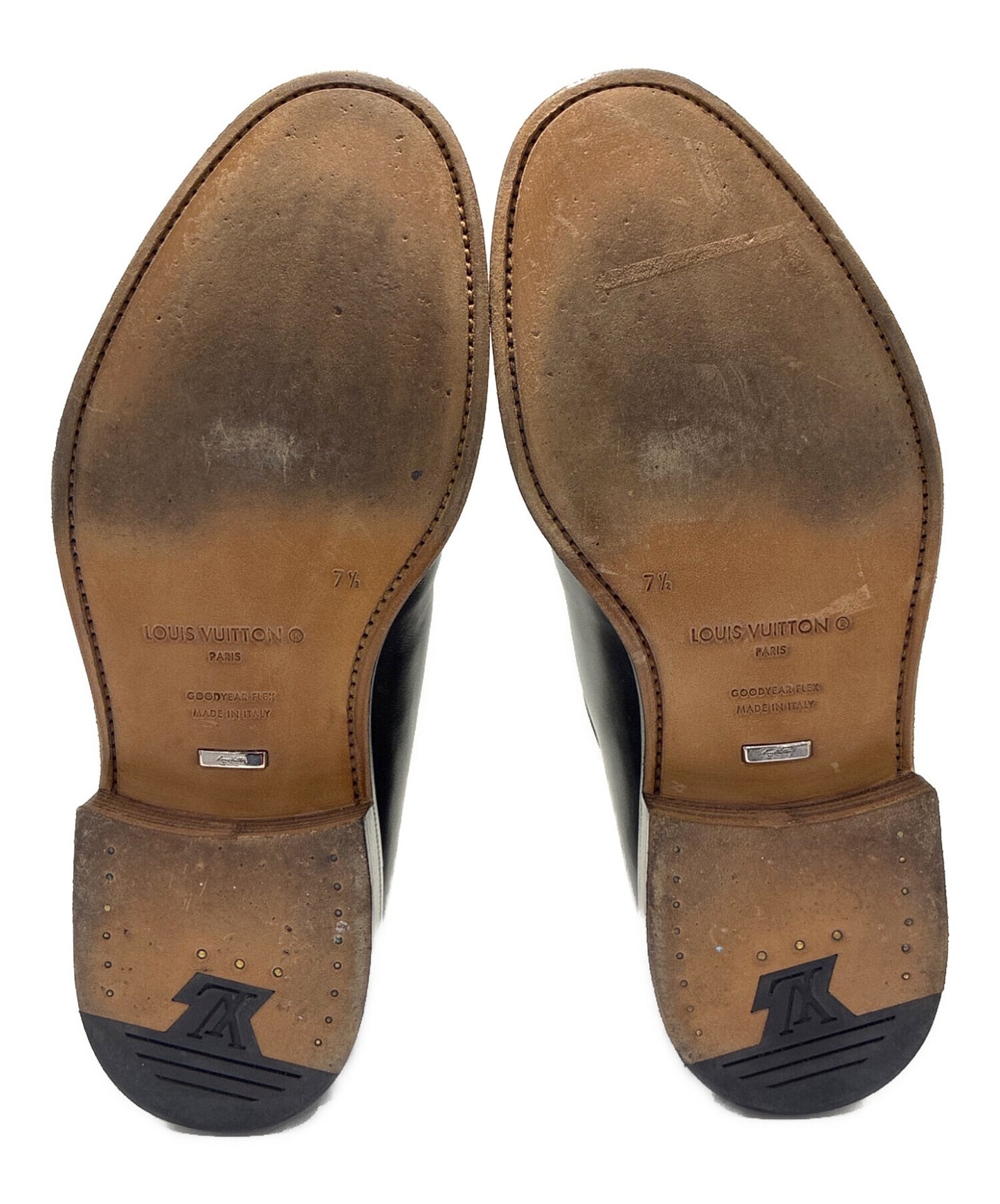 [Pre-owned] LOUIS VUITTON Plain toe shoes, monogrammed, flower