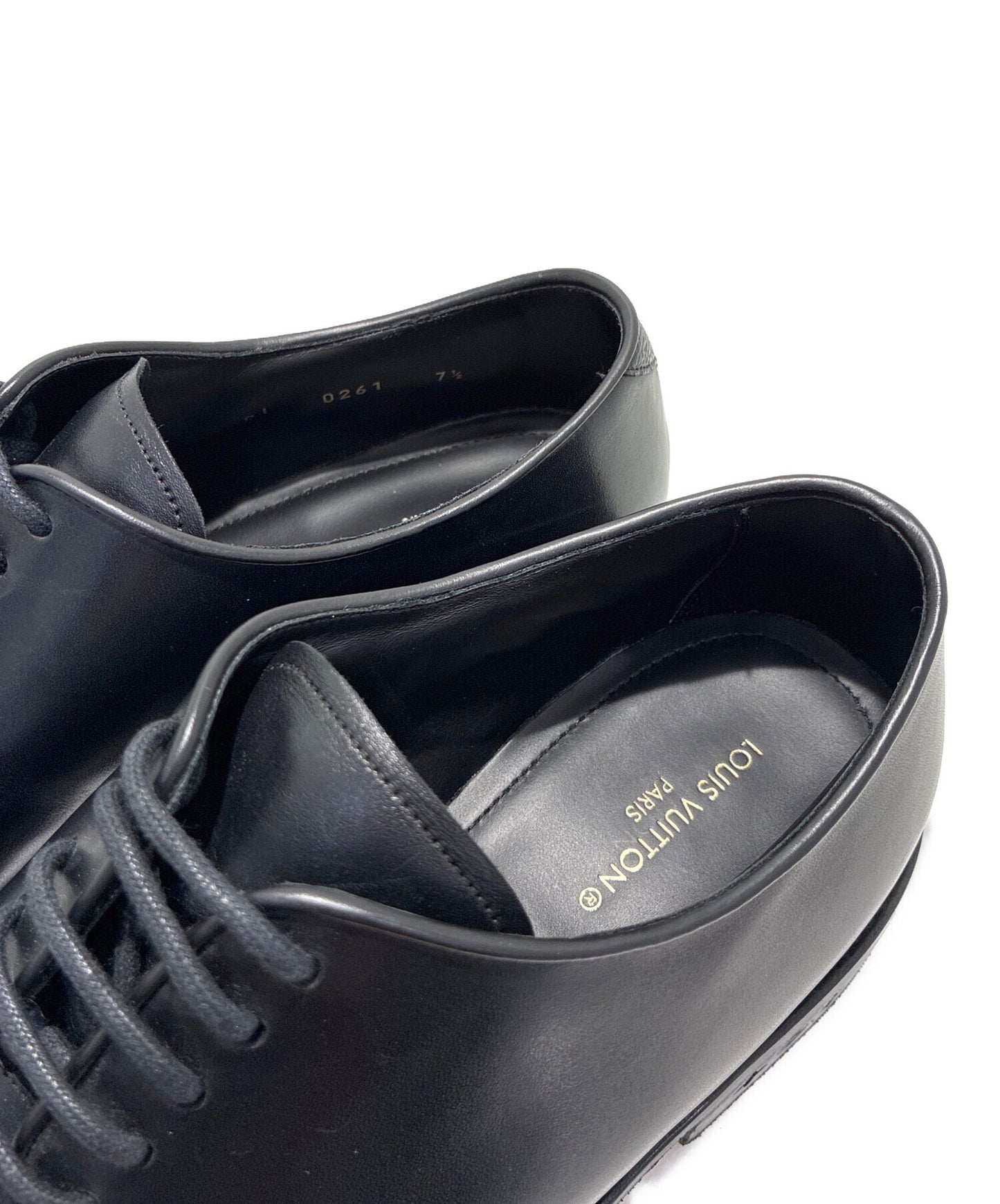 [Pre-owned] LOUIS VUITTON Plain toe shoes, monogrammed, flower