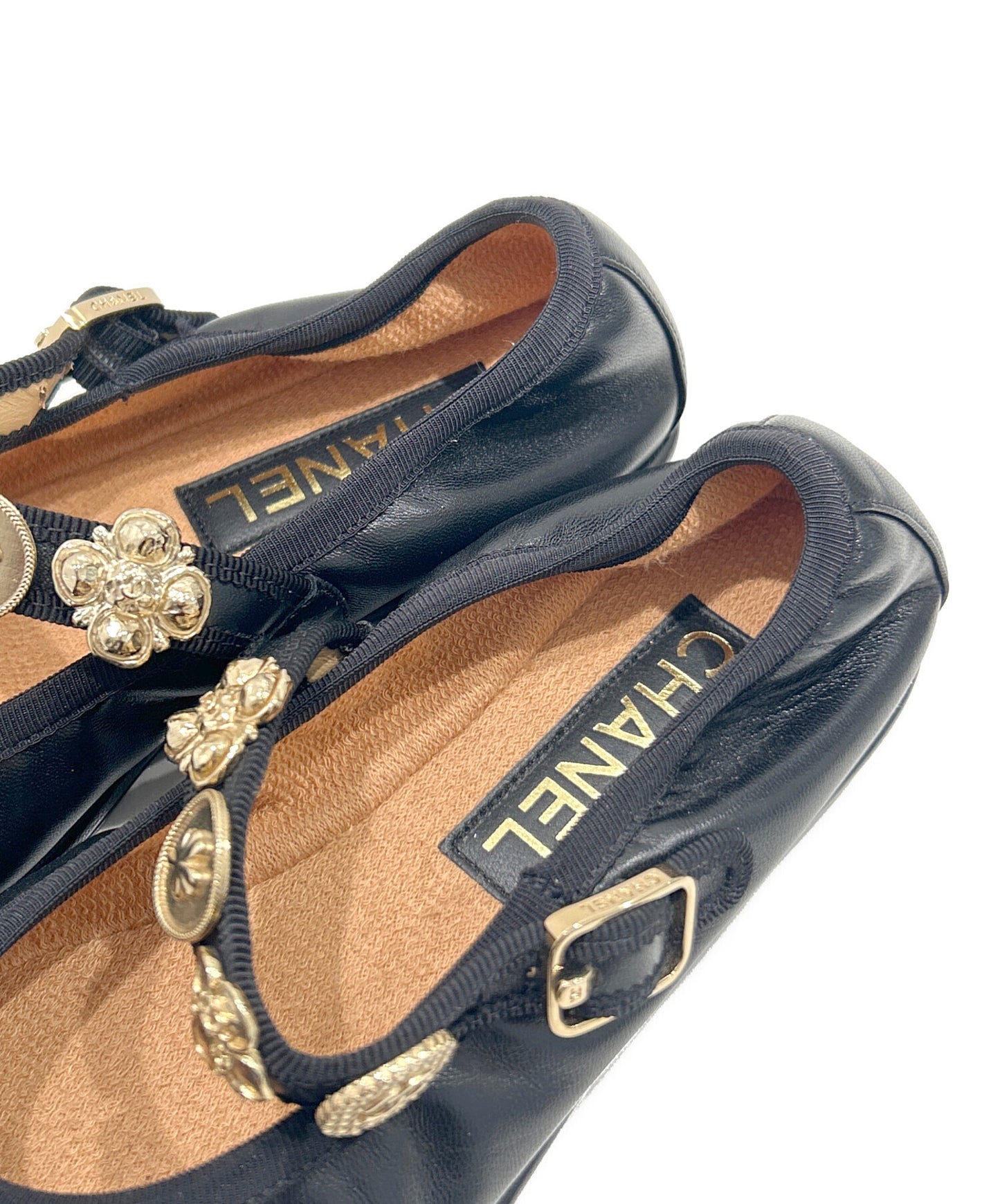 [Pre-owned] CHANEL Ballet Shoes / Mary Jane / Coco Button G45778