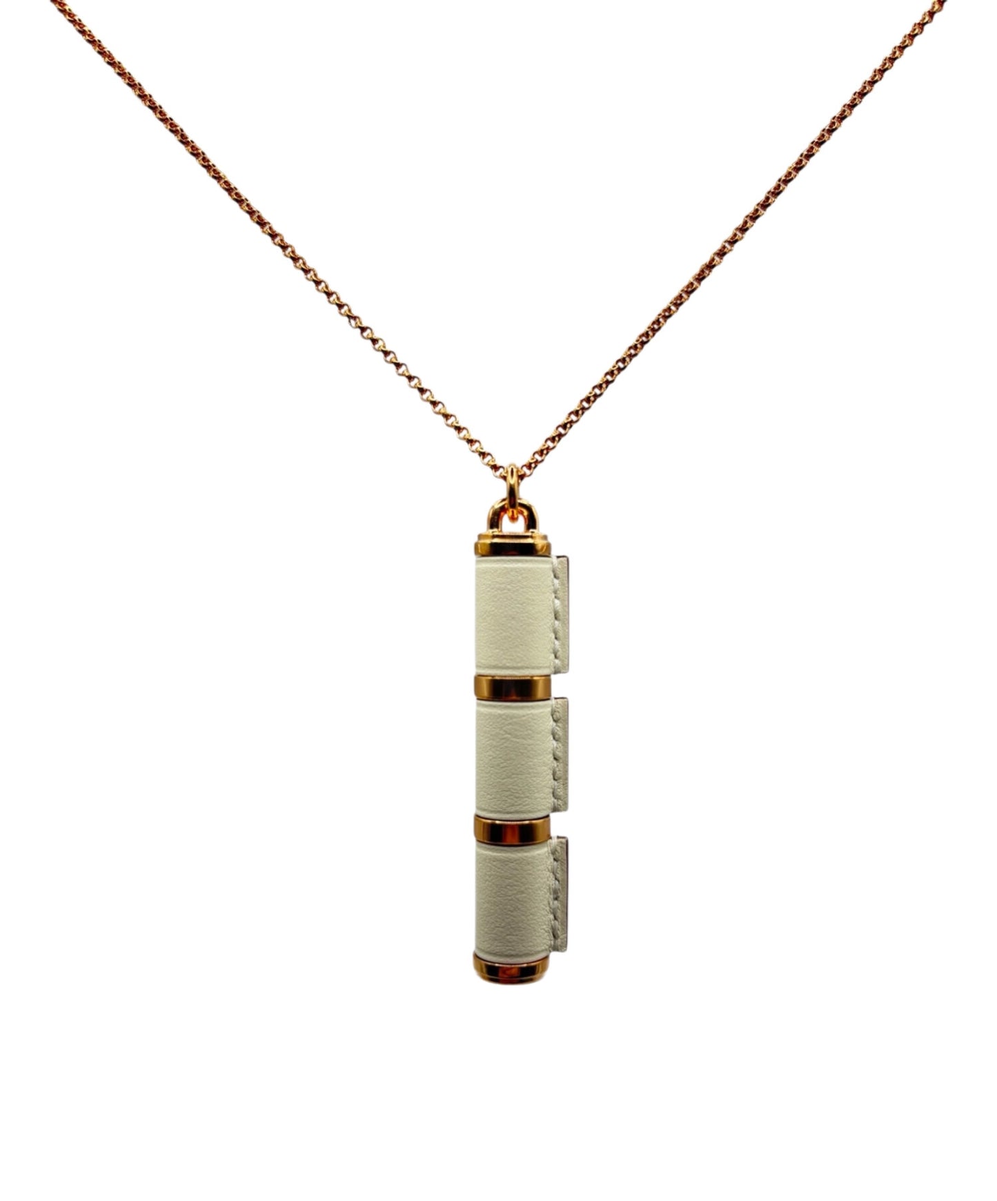 [Pre-owned] HERMES Charnier GM Necklace / Vose Swift