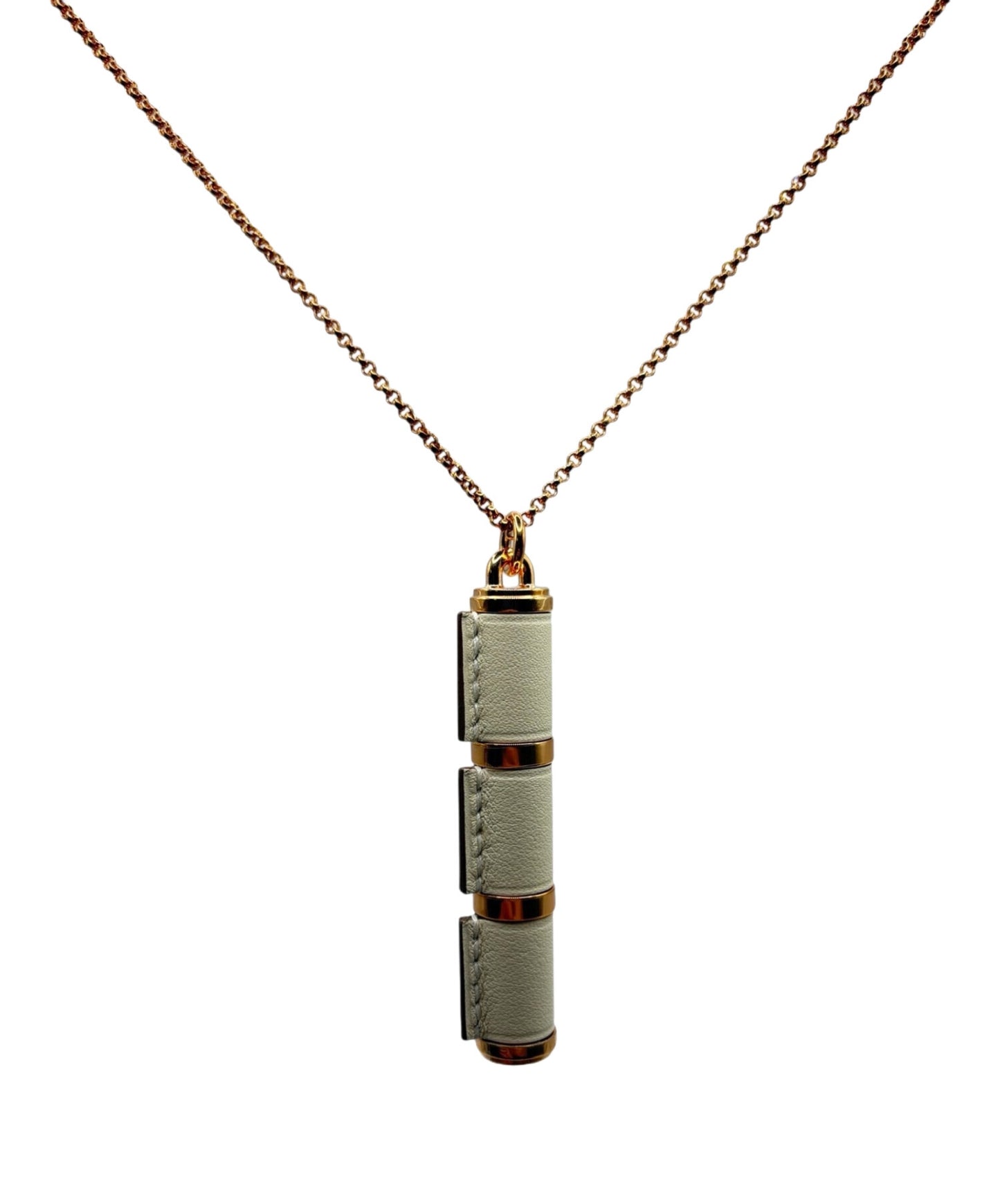 [Pre-owned] HERMES Charnier GM Necklace / Vose Swift