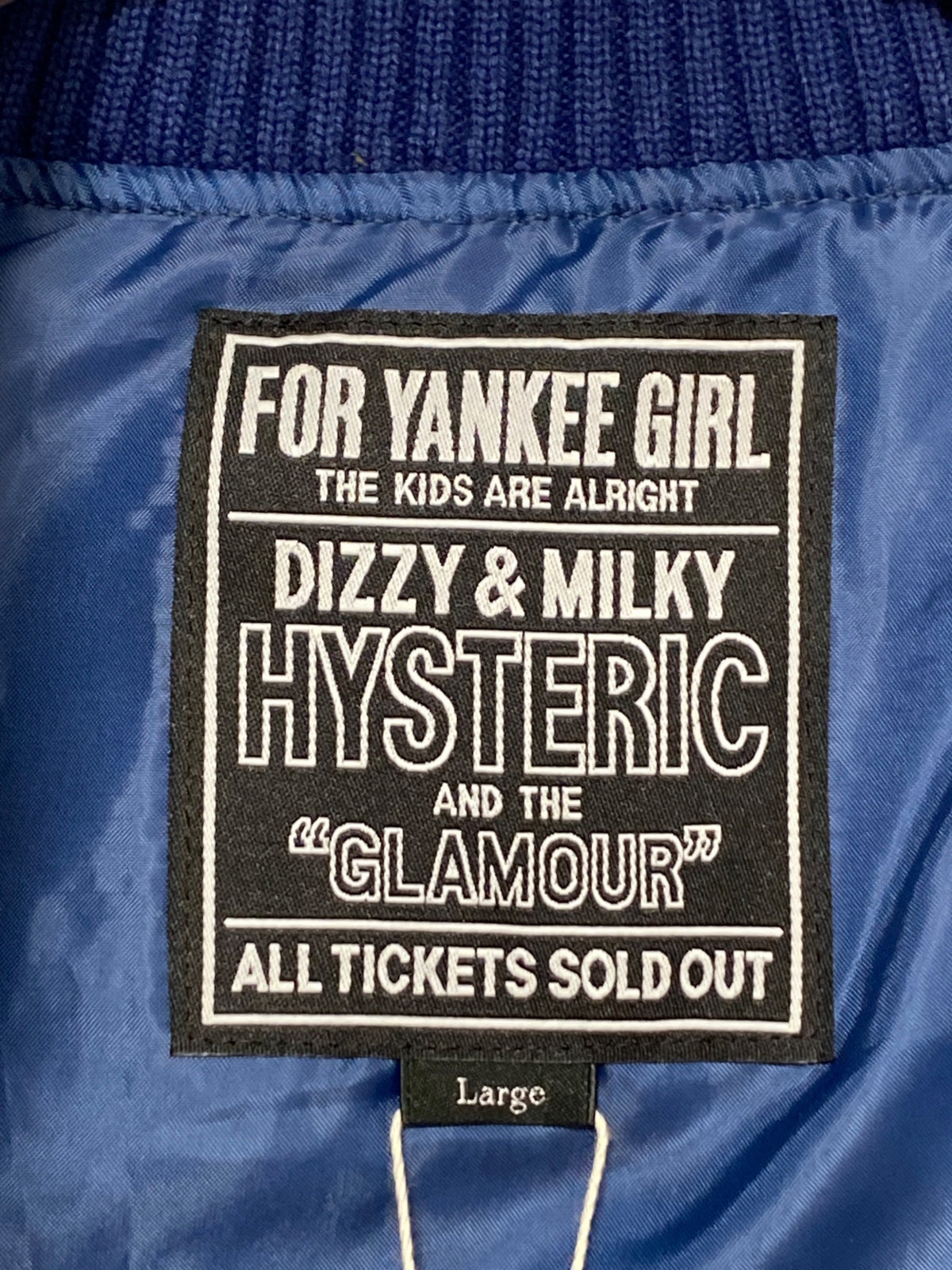 [Pre-owned] Hysteric Glamour TURN THE MUSIC UP embroidered stadium jacket 02243AB10