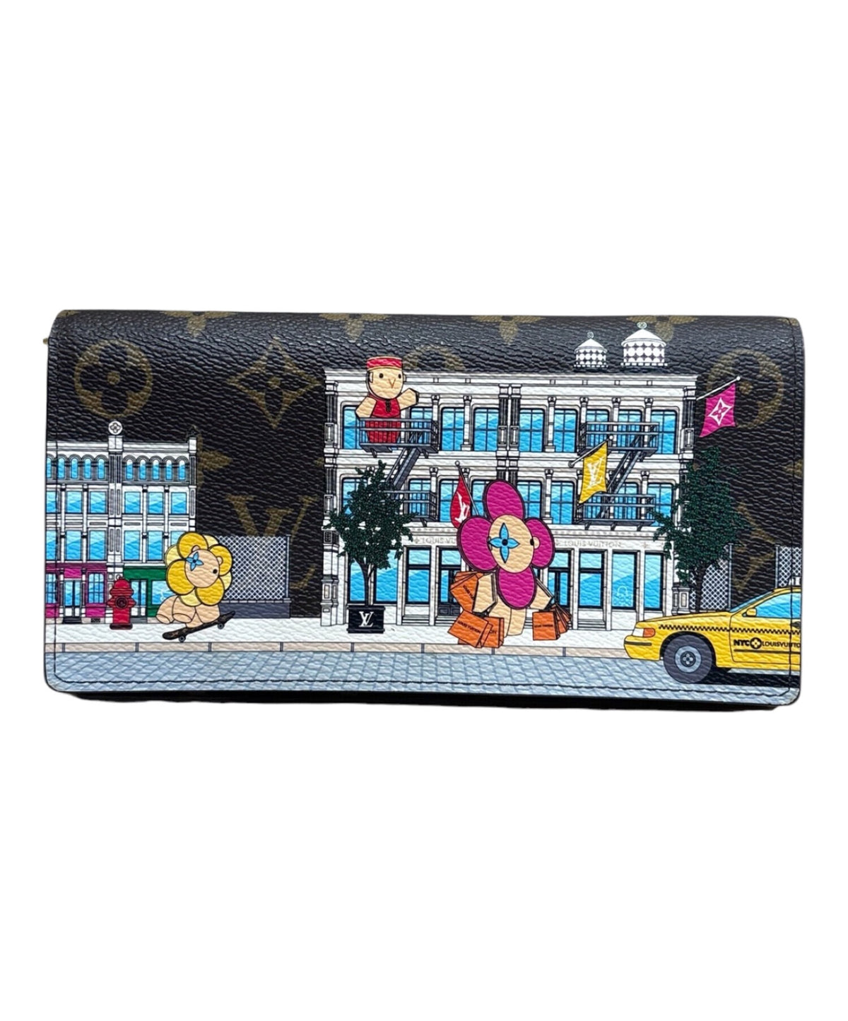[Pre-owned] LOUIS VUITTON Long Wallet / Portefeuille Sara / Vivienne  M81608