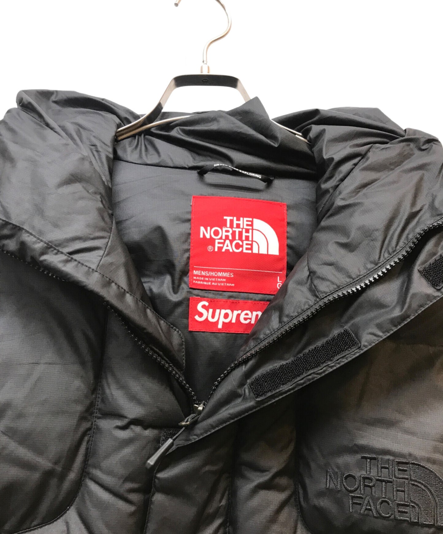 [Pre-owned] SUPREME 800-Fill Half Zip Hooded Pullover ND52205I