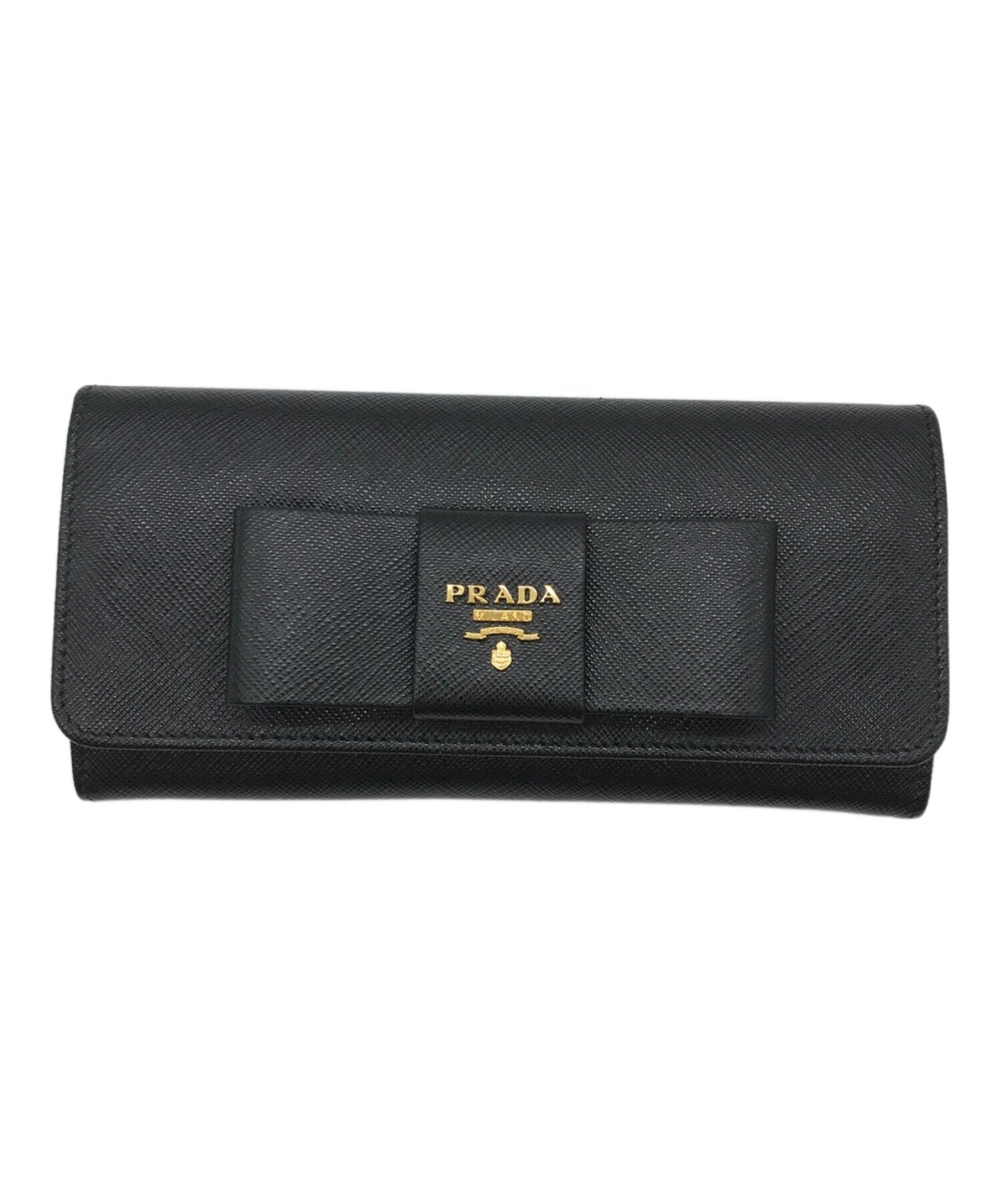 [Pre-owned] PRADA Long wallet with card case 1MH132