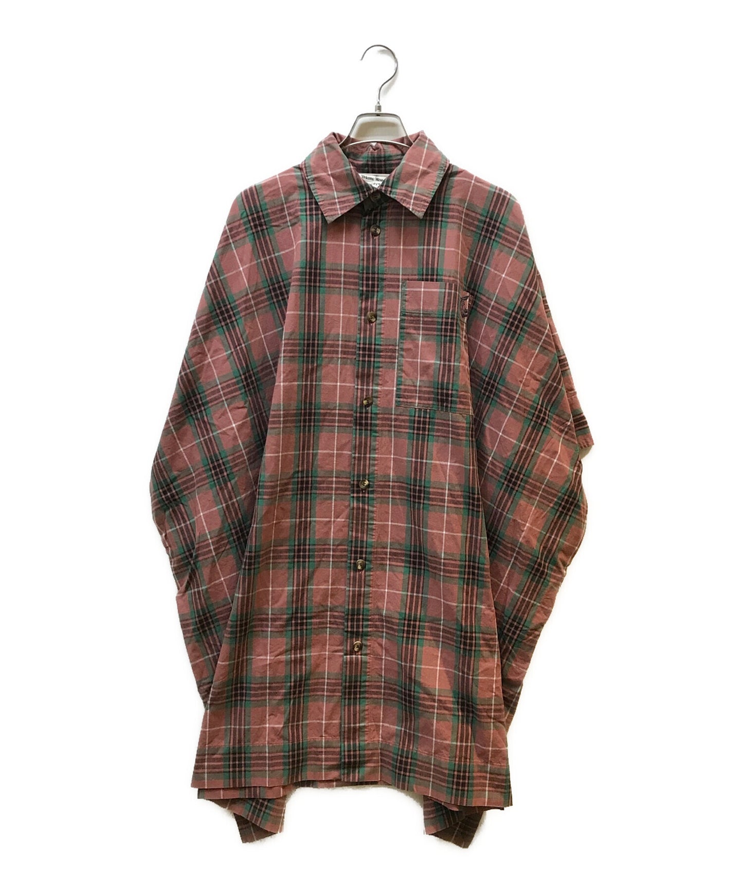 [Pre-owned] Vivienne Westwood ANGLOMANIA Short Sleeve Check Shirt Dress 15-01-591017