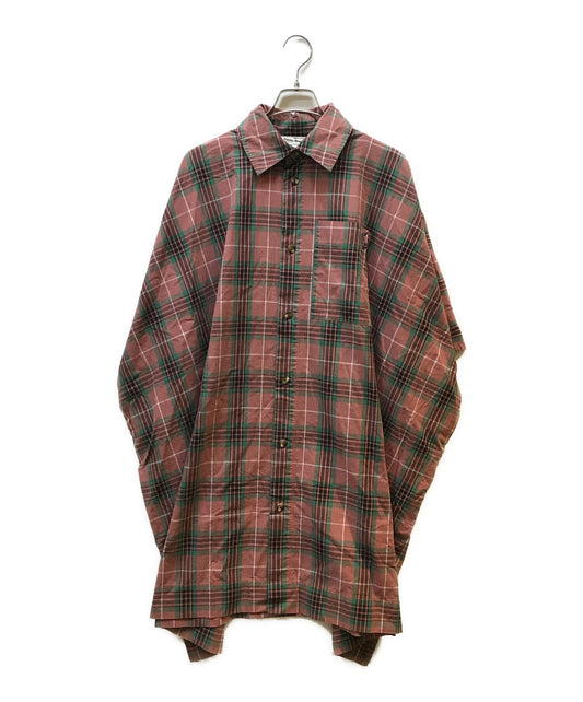 [Pre-owned] Vivienne Westwood ANGLOMANIA Short Sleeve Check Shirt Dress 15-01-591017