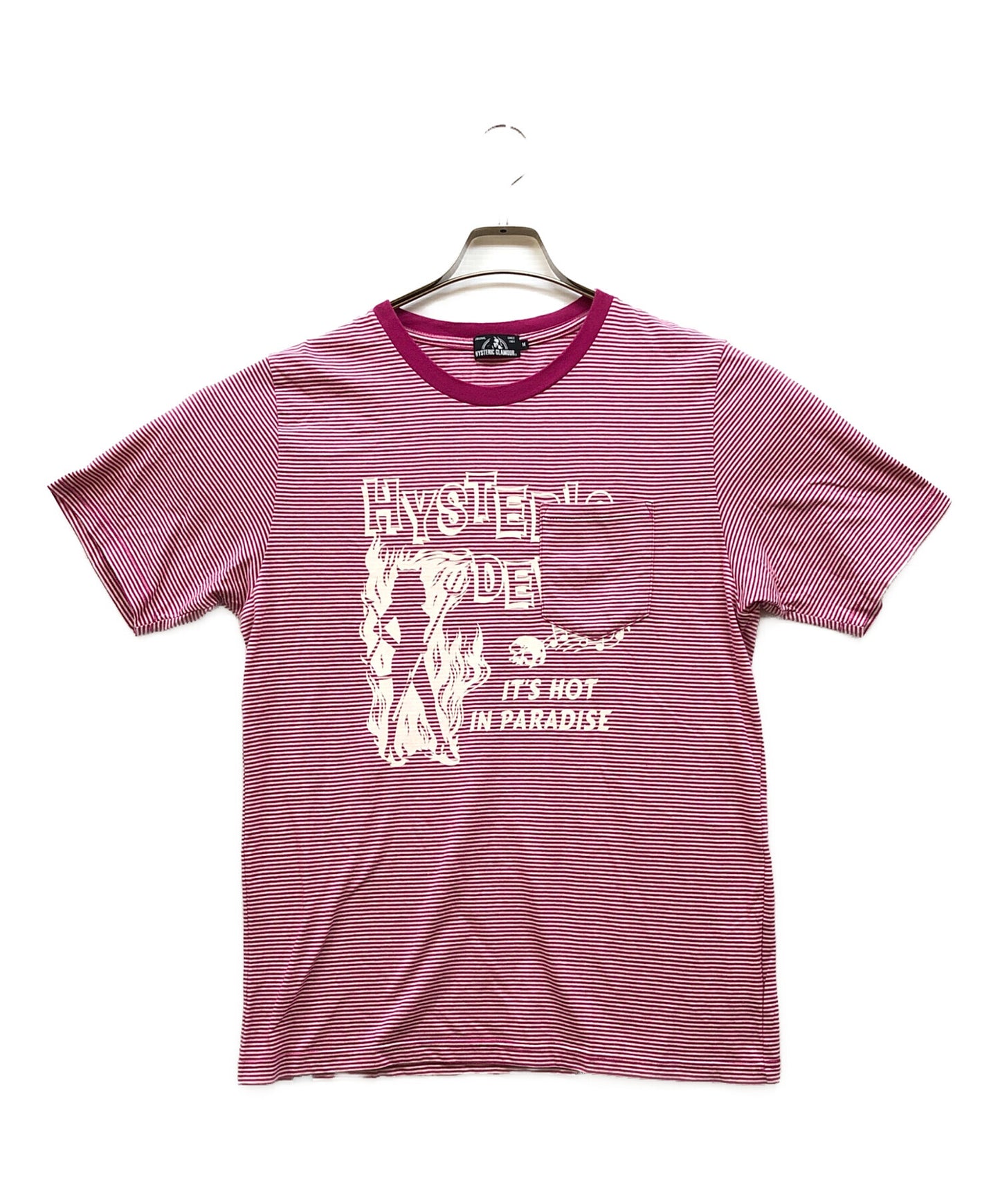 [Pre-owned] Hysteric Glamour HYS DEVIL pt T-shirt with pocket 02182CT32