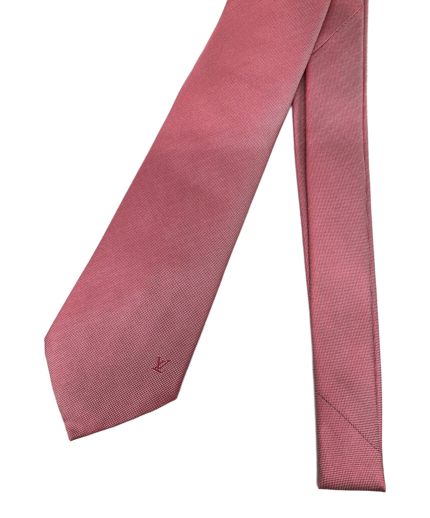 [Pre-owned] LOUIS VUITTON LV logo embroidered tie