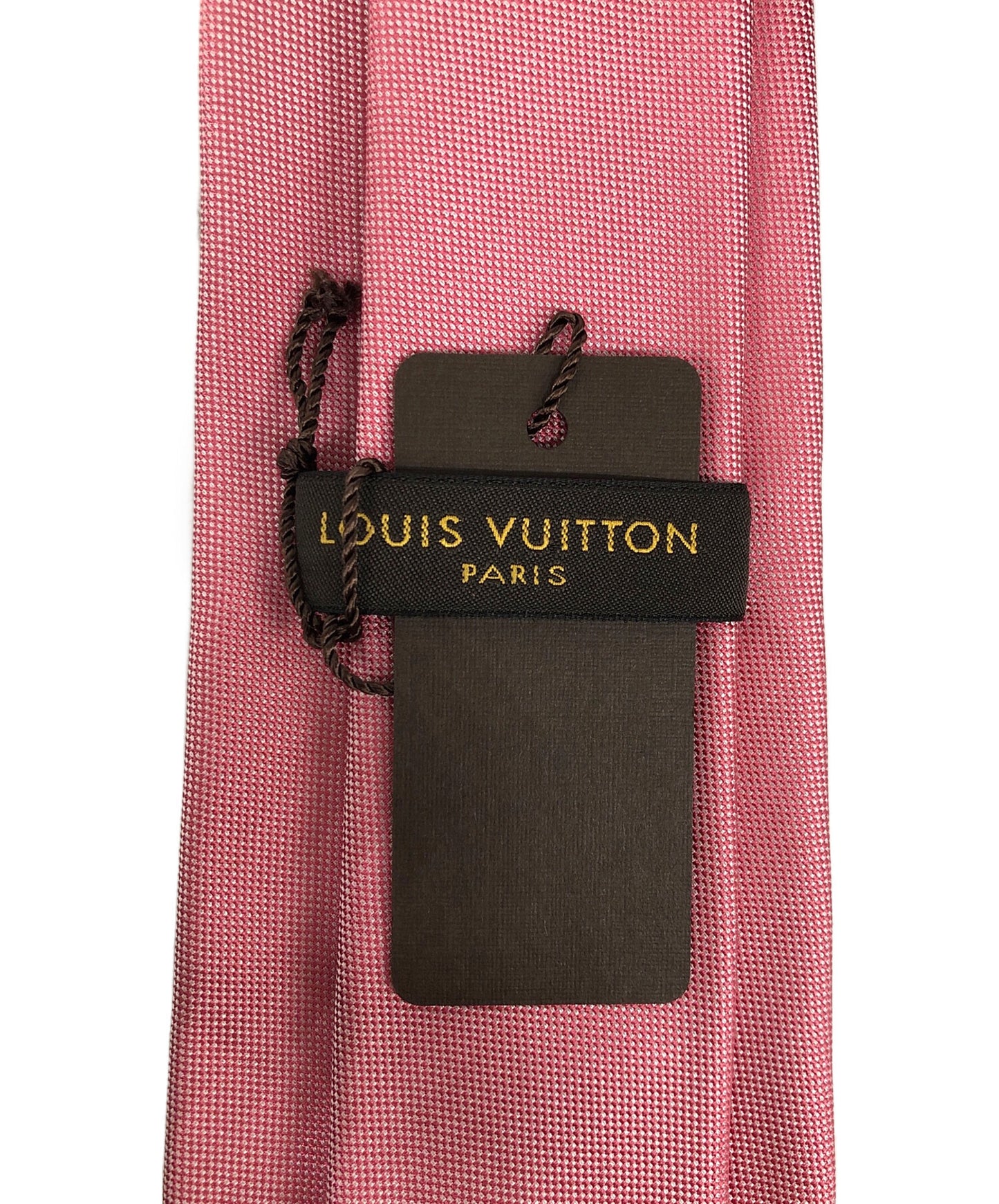[Pre-owned] LOUIS VUITTON LV logo embroidered tie