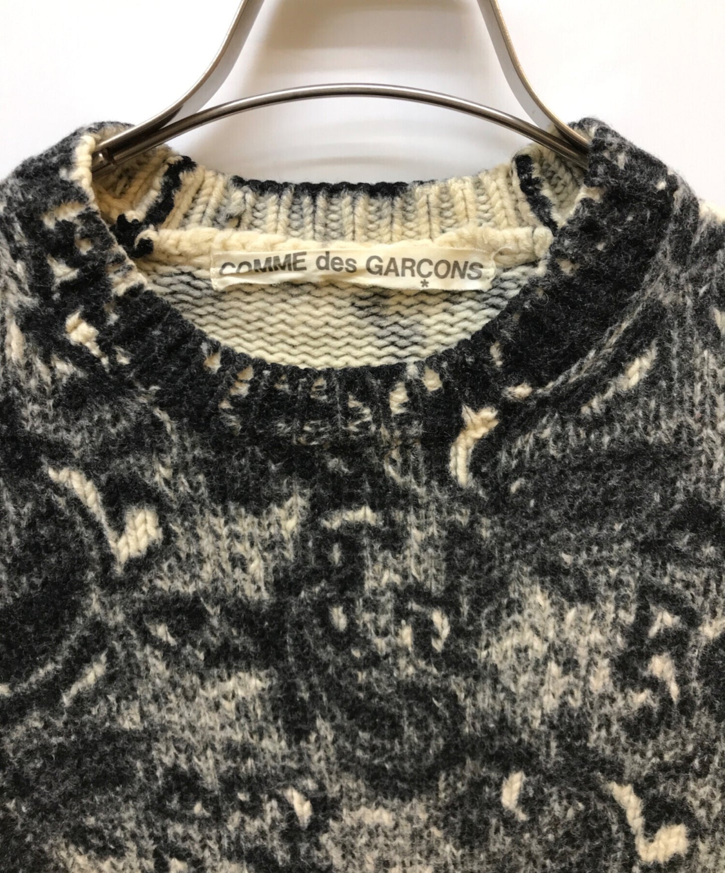 [Pre-owned] COMME des GARCONS Paisley Pattern Knit GC-N038