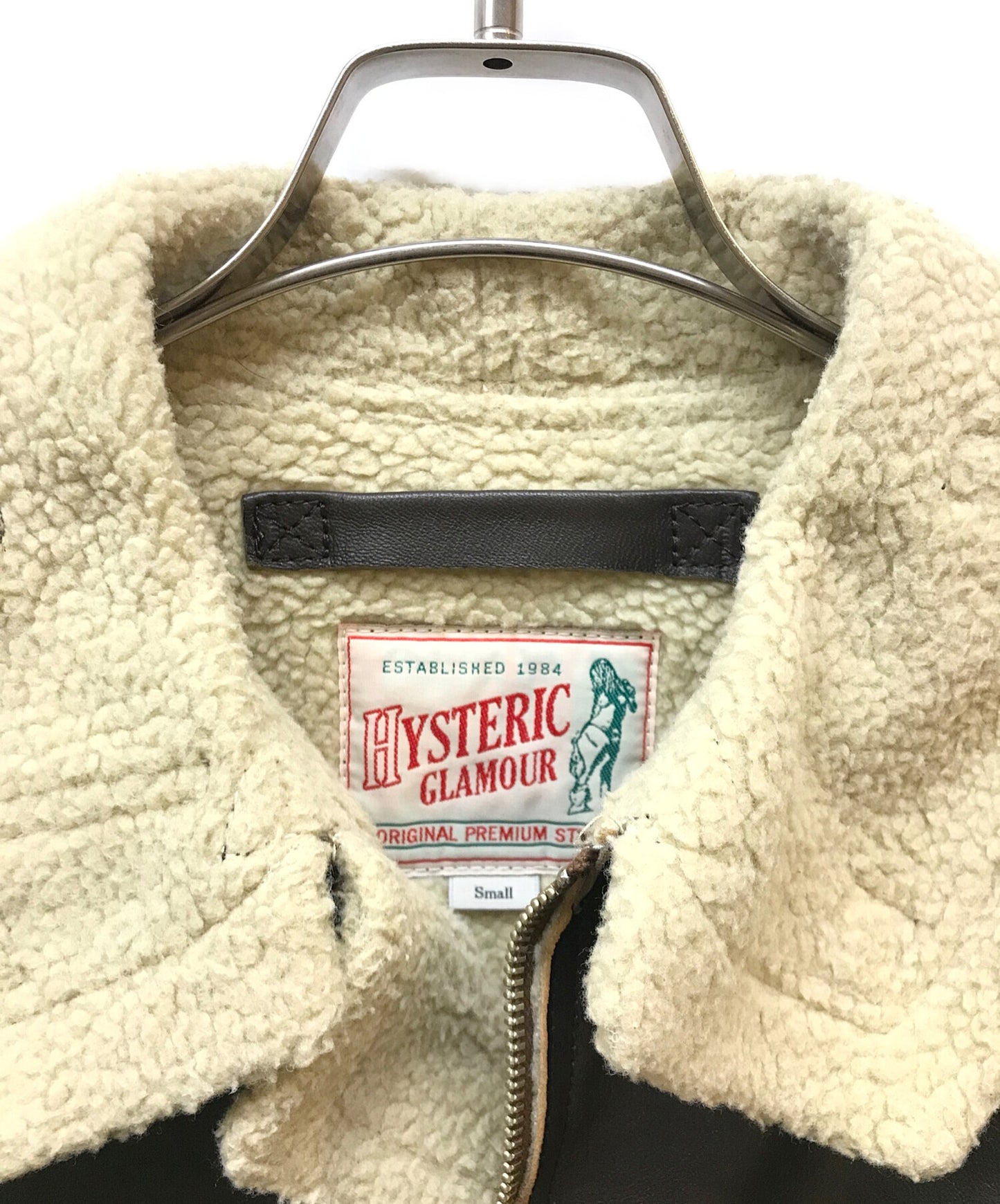 [Pre-owned] Hysteric Glamour D-1 Mouton Bonded Jacket 02173LB03