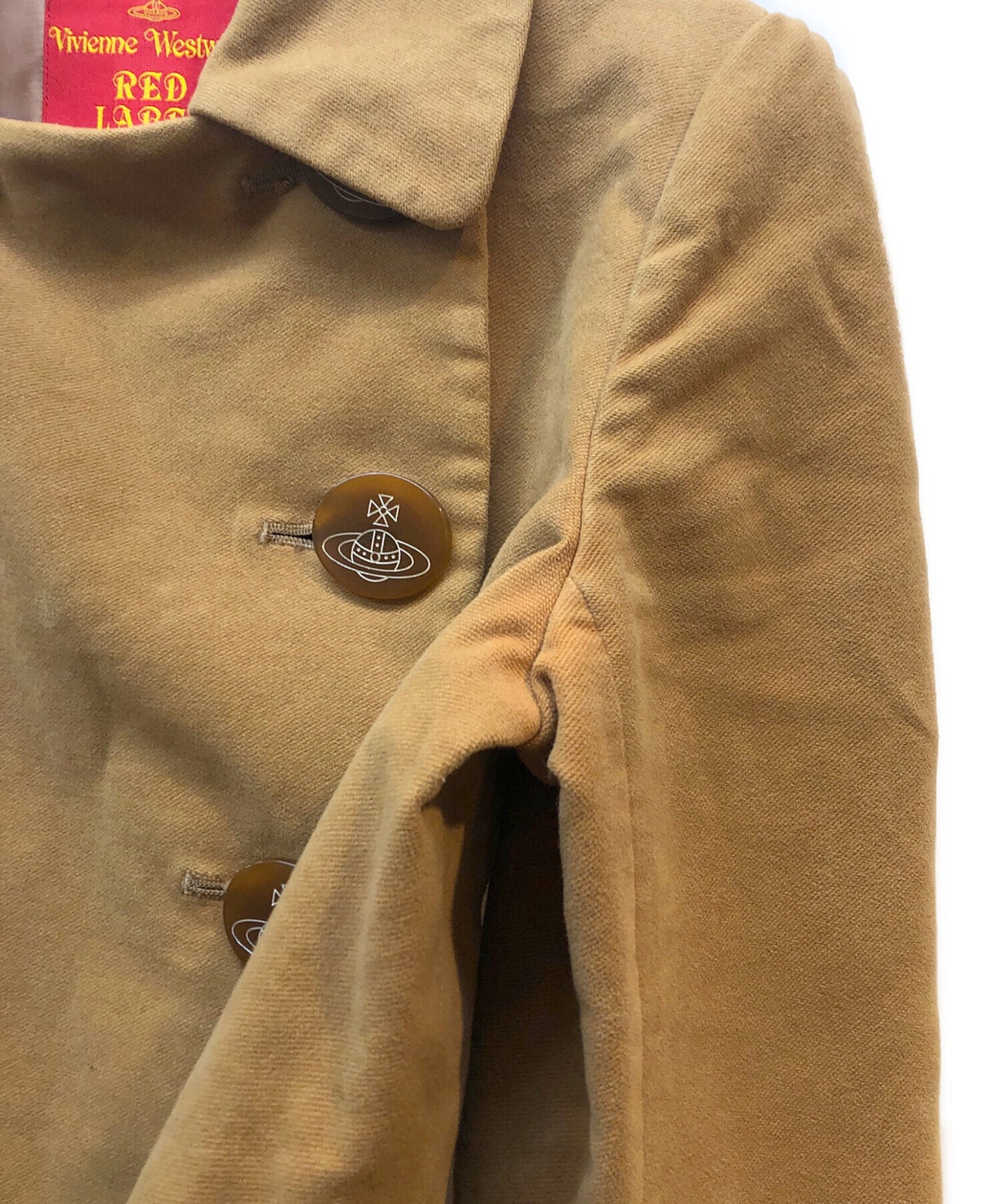 [Pre-owned] Vivienne Westwood RED LABEL Asymmetrical Corduroy Jacket with Orb Buttons