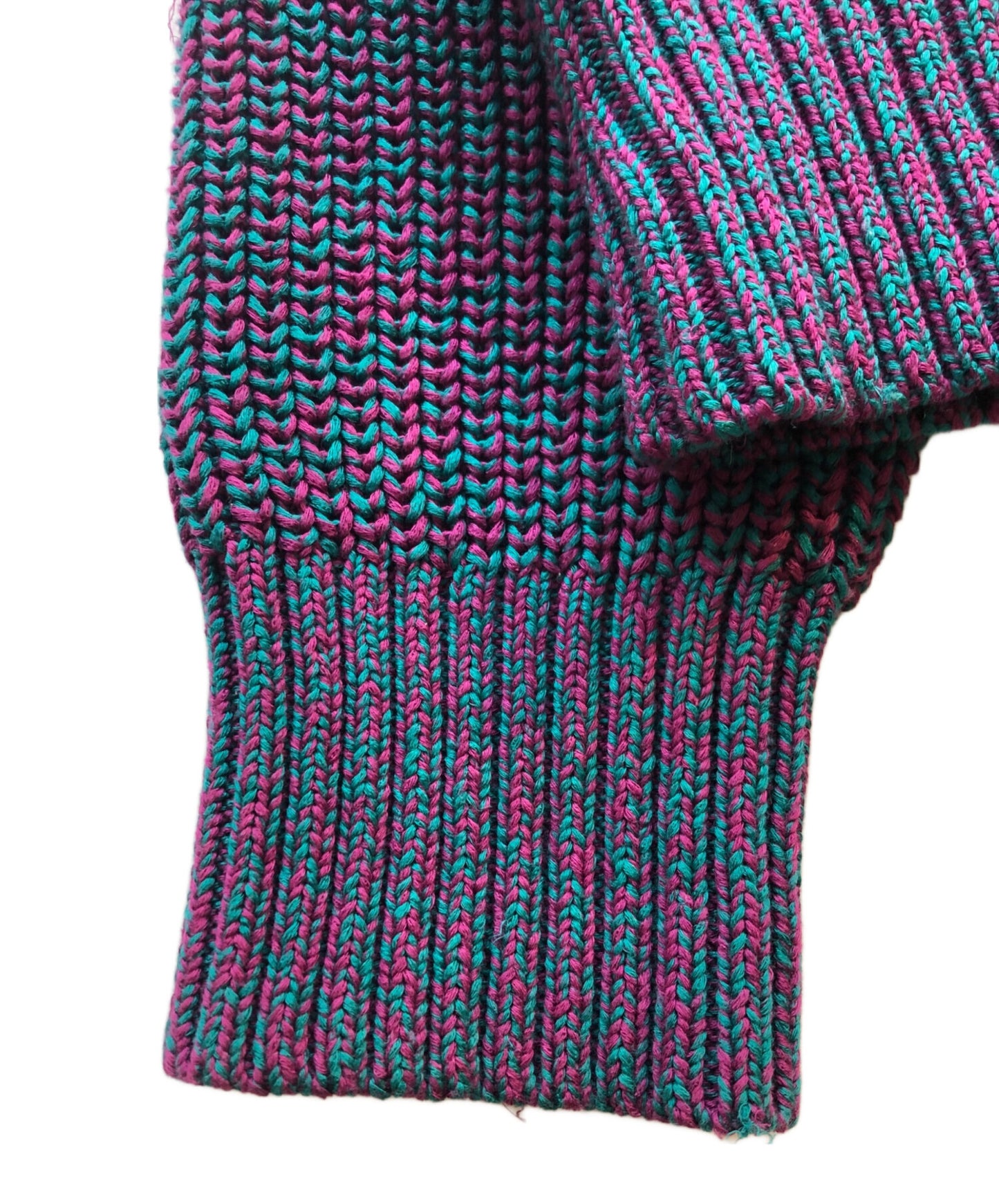 [Pre-owned] SUPREME melange rib knit sweater