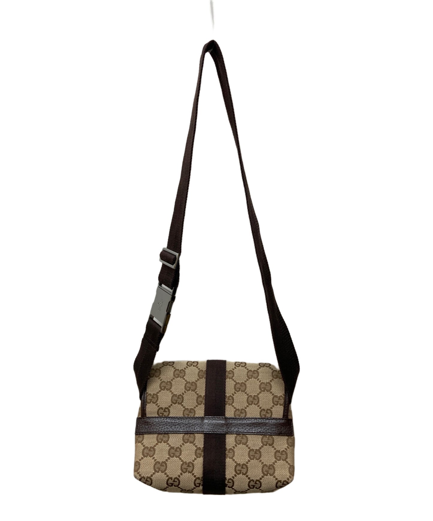 [Pre-owned] GUCCI GG canvas shoulder pouch 131236