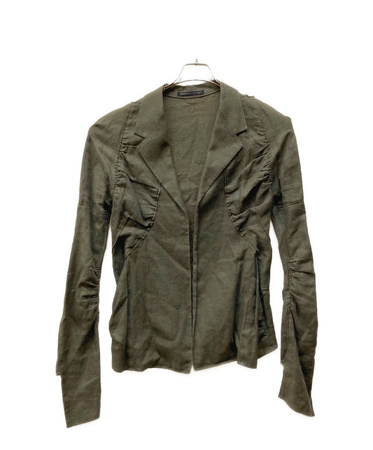 [Pre-owned] YOHJI YAMAMOTO 95SS Shirred linen jacket FB-J02-332