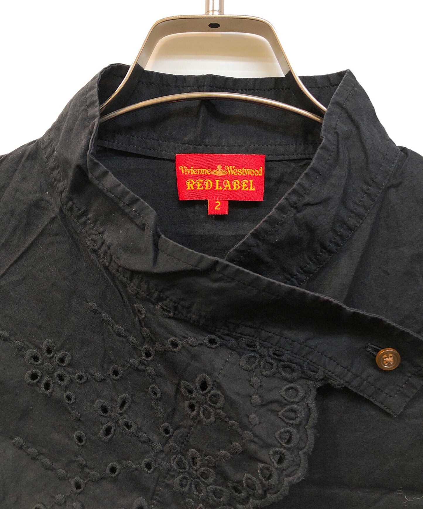 [Pre-owned] Vivienne Westwood RED LABEL Lace combination shaped shirt