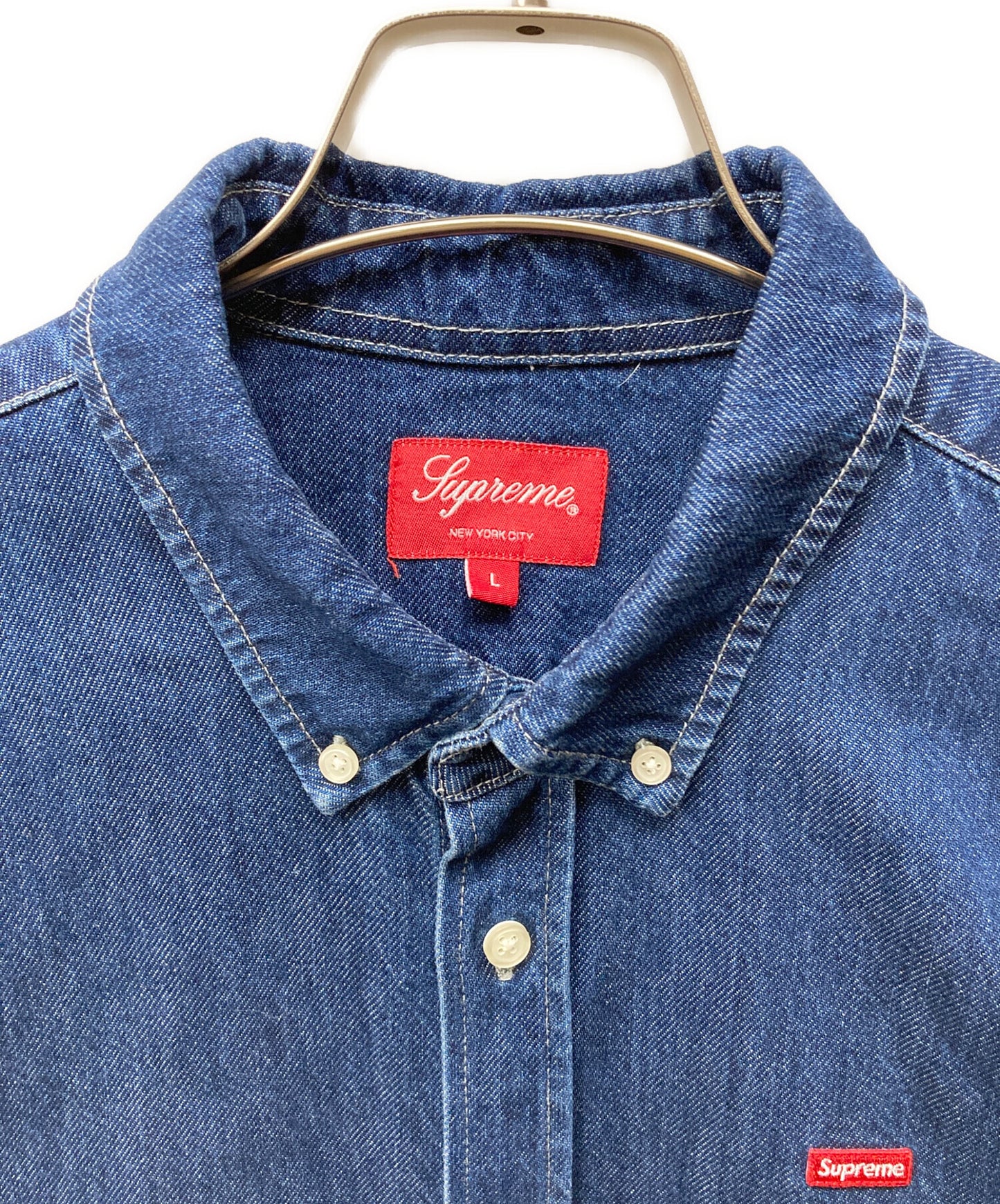 [Pre-owned] SUPREME 22FW Small Box Twill Shirt