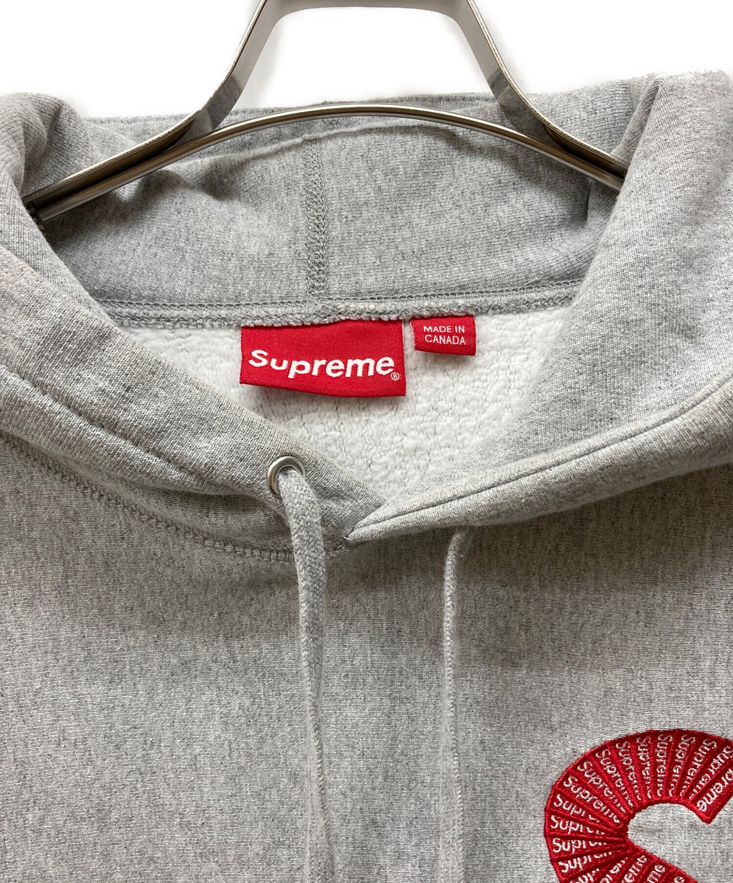 [Pre-owned] SUPREME 20AW S LOGO HOODED SWEATSHIRT