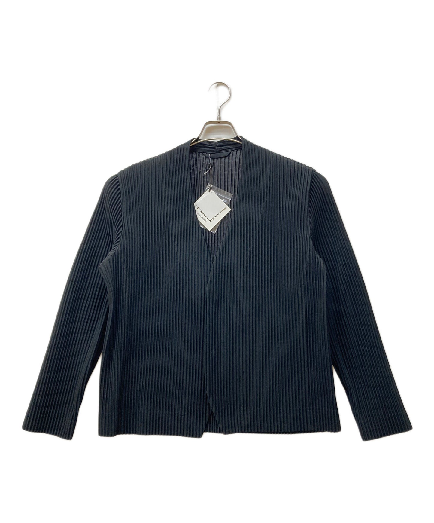 [Pre-owned] HOMME PLISSE ISSEY MIYAKE collarless jacket HP91JD204