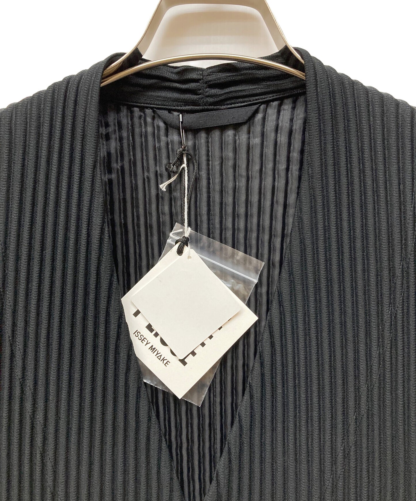 [Pre-owned] HOMME PLISSE ISSEY MIYAKE collarless jacket HP91JD204