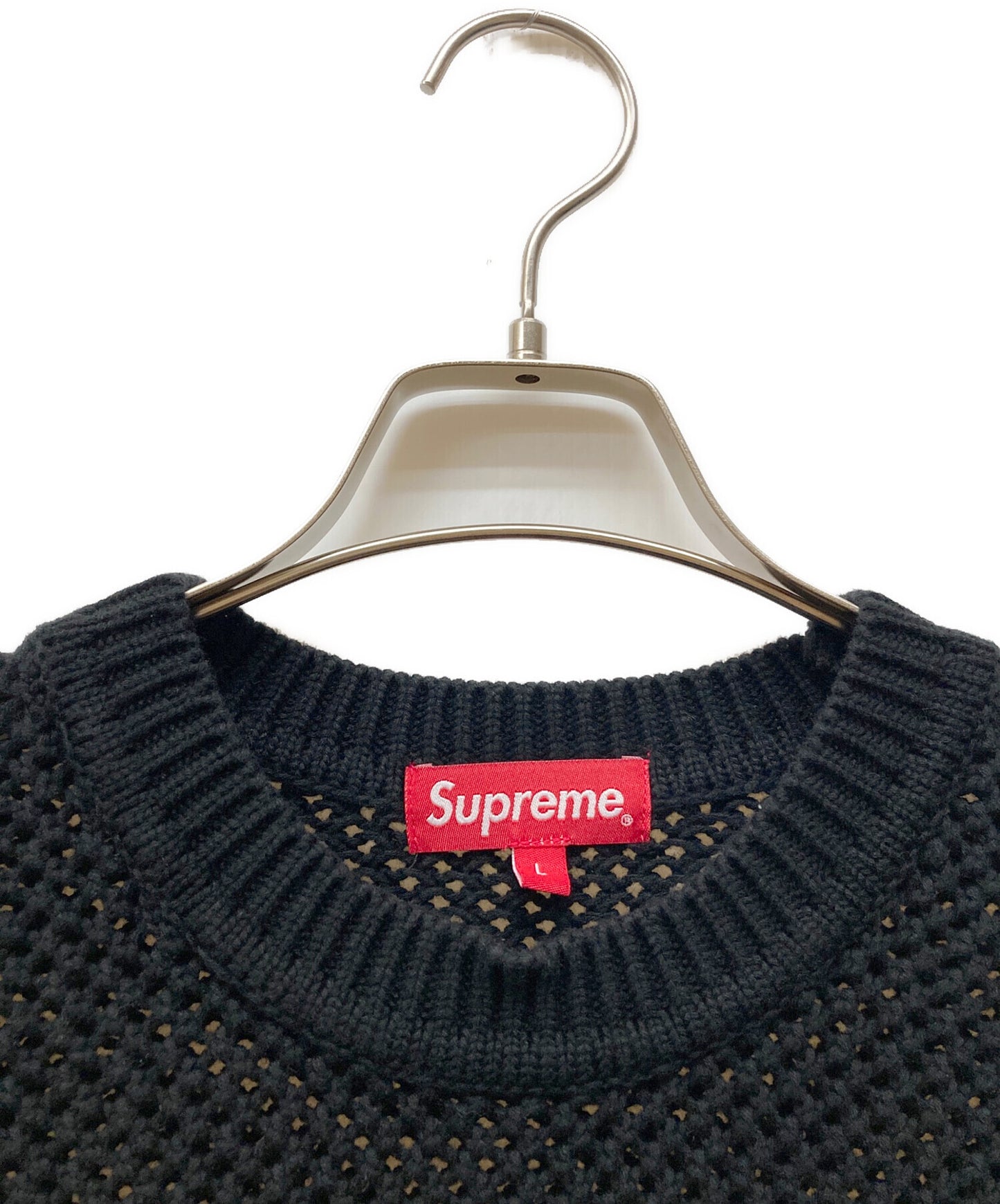 [Pre-owned] SUPREME 22SS Open Knit Small Box Sweater