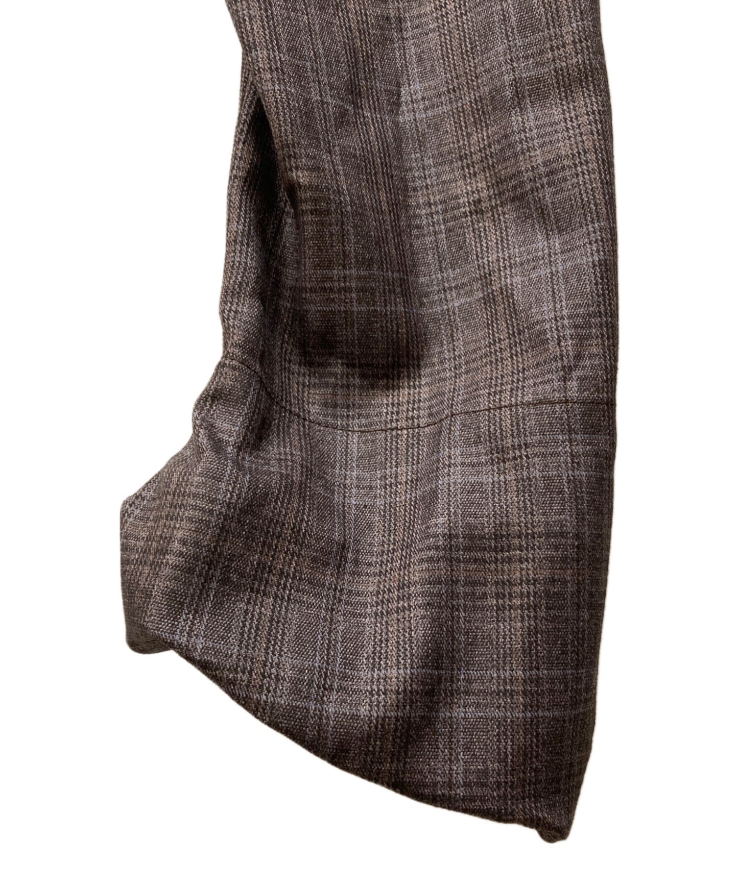 [Pre-owned] Vivienne Westwood ANGLOMANIA check check pants with a shaped hem