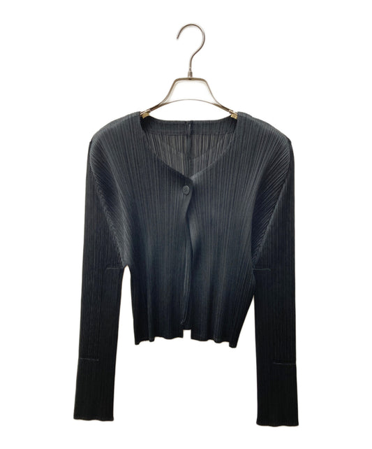 [Pre-owned] PLEATS PLEASE Pleated Colorless Jacket PP01-J0171