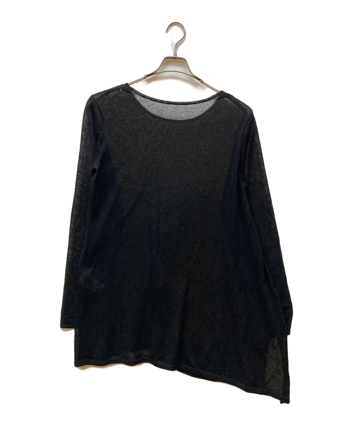 [Pre-owned] YOHJI YAMAMOTO Linen-blend flower motif knit FH-K09-092