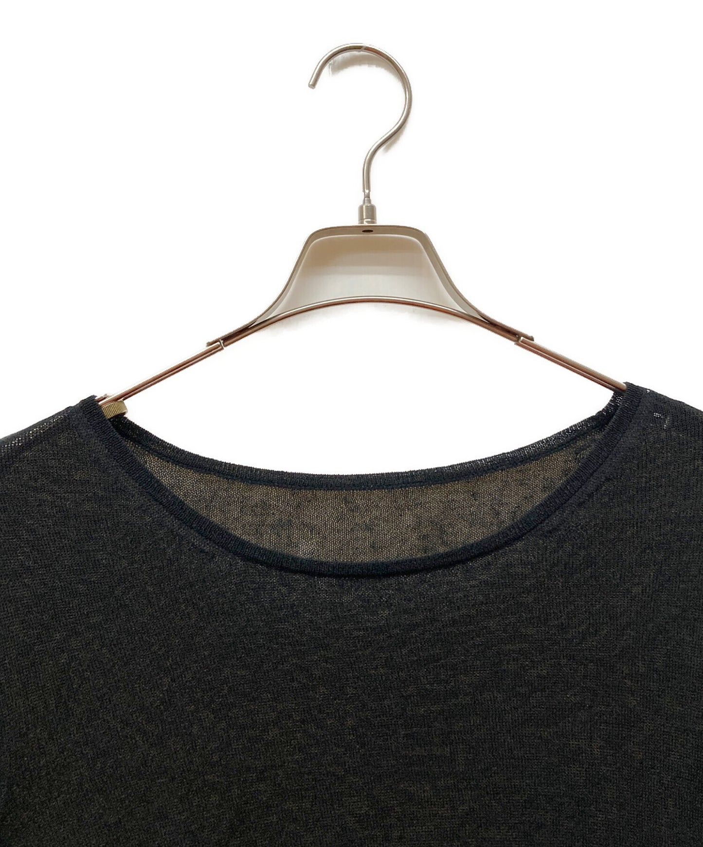 [Pre-owned] YOHJI YAMAMOTO Linen-blend flower motif knit FH-K09-092