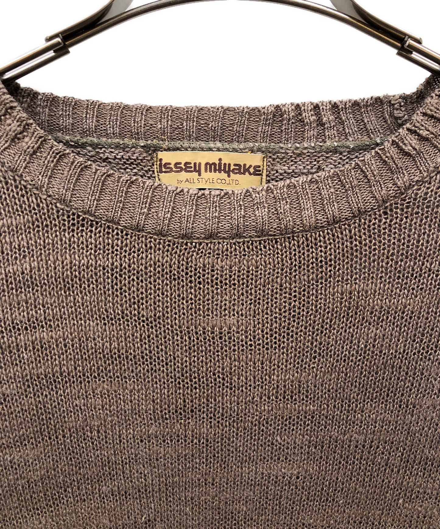 [Pre-owned] ISSEY MIYAKE Archival Cotton Linen Knit