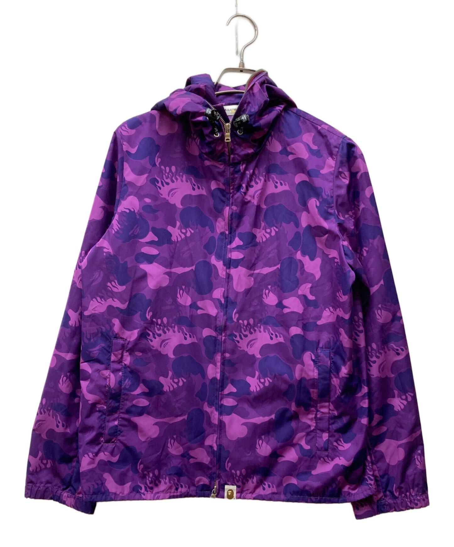 [Pre-owned] A BATHING APE Fire Camo Nylon Parka