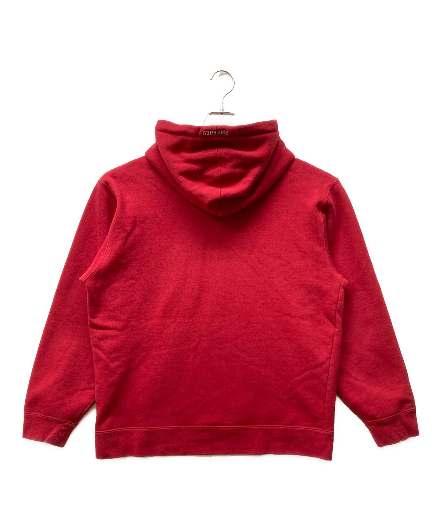 [Pre-owned] SUPREME 19FW Leather Applique Hooded Sweatshirt CK6225-687