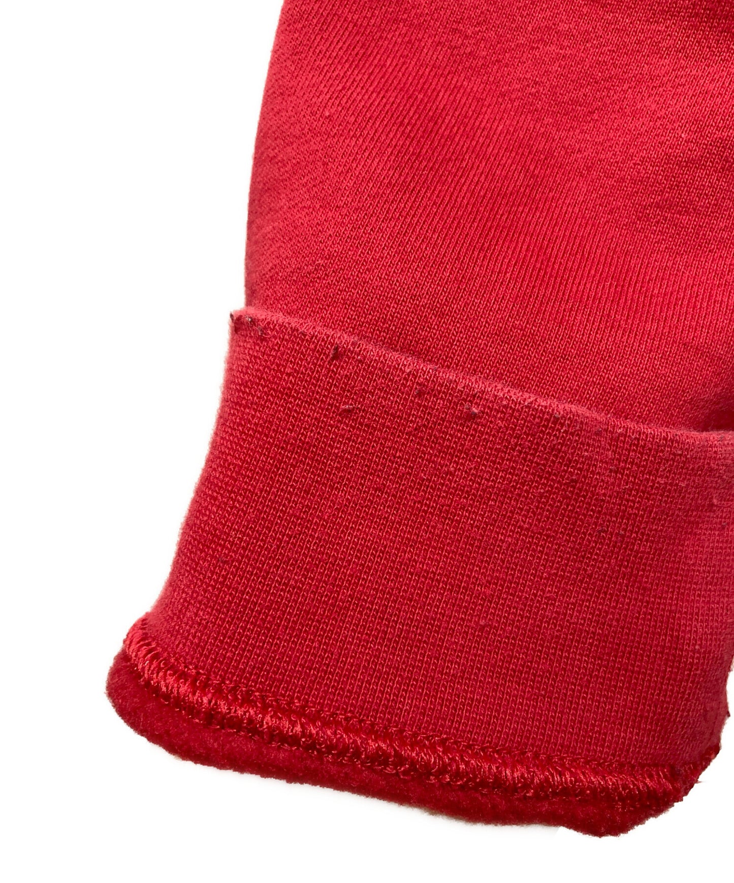 [Pre-owned] SUPREME 19FW Leather Applique Hooded Sweatshirt CK6225-687