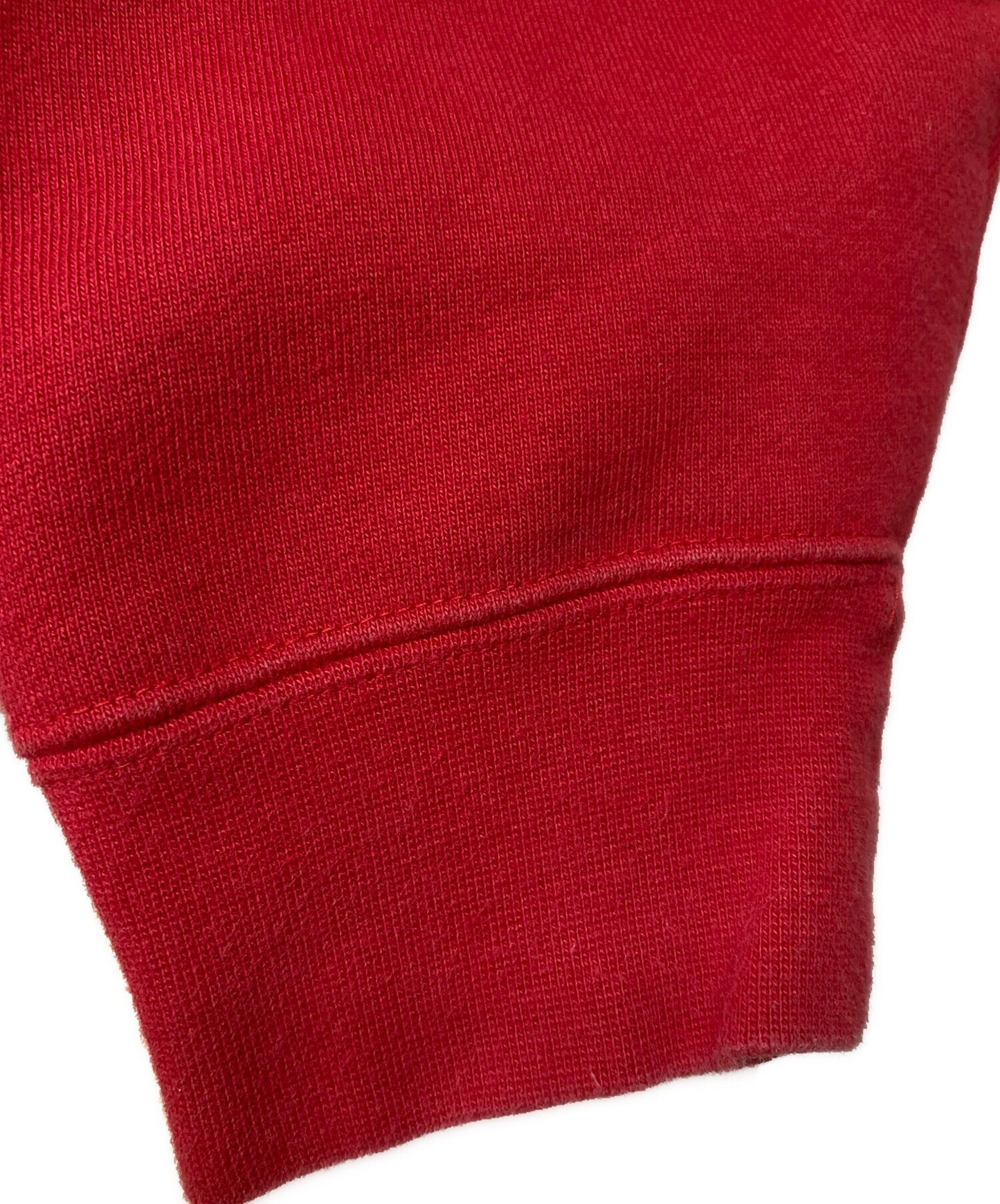 [Pre-owned] SUPREME 19FW Leather Applique Hooded Sweatshirt CK6225-687