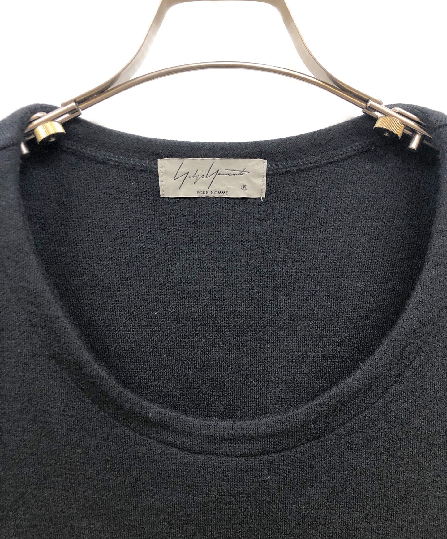 [Pre-owned] Yohji Yamamoto pour homme Lamb wool Round Neck Top HC-T43-173