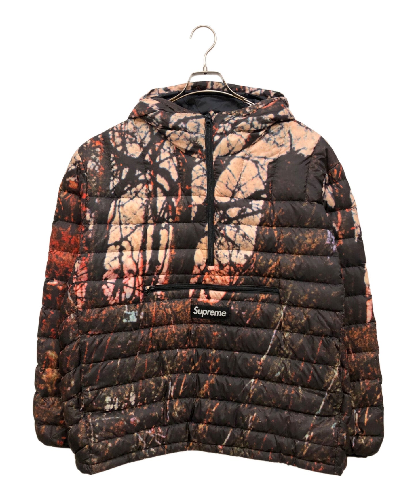 [Pre-owned] SUPREME MICRO DOWN HALF ZIP HOODED