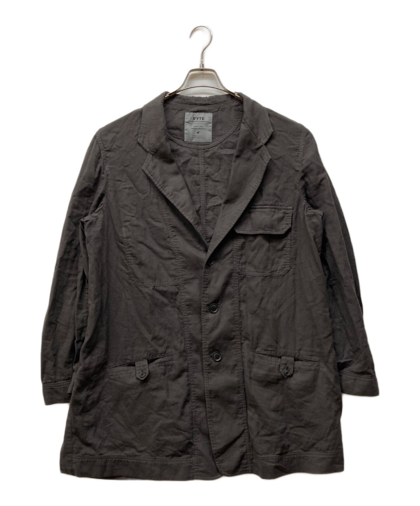 [Pre-owned] s'yte Double Gauze Long Work Jacket UL-J50-090