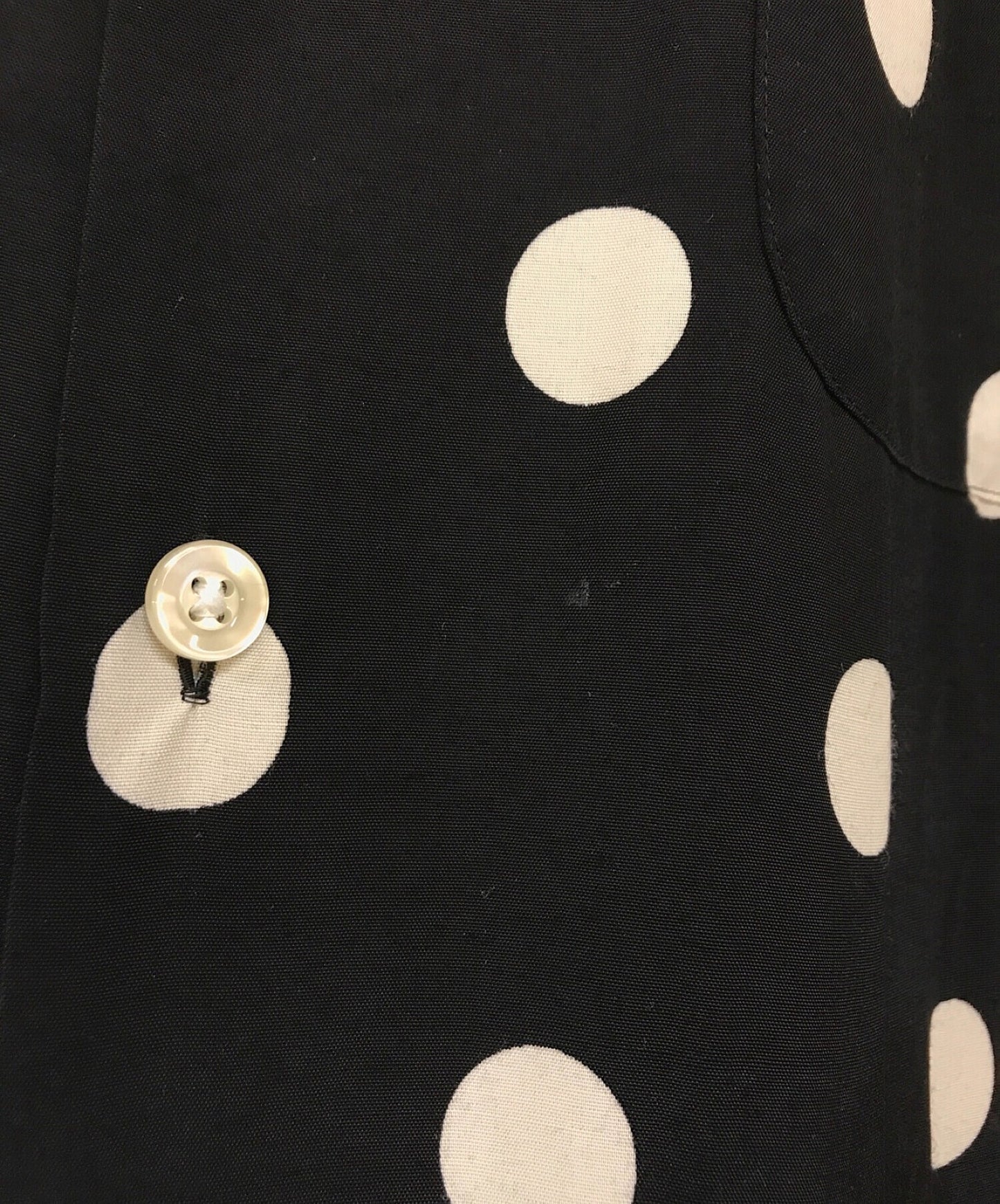 [Pre-owned] WACKO MARIA BIG DOTS SHIRT Open collar shirt