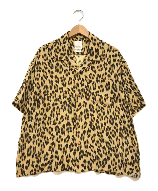 [Pre-owned] VISVIM CABAN SHIRT S/S LEOPARD Silk Shirt Leopard 0122205011018