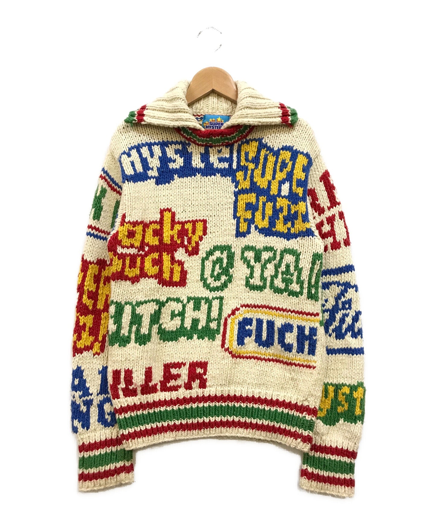 [Pre-owned] Hysteric Glamour OLD All-Patterned Cowtin Knit