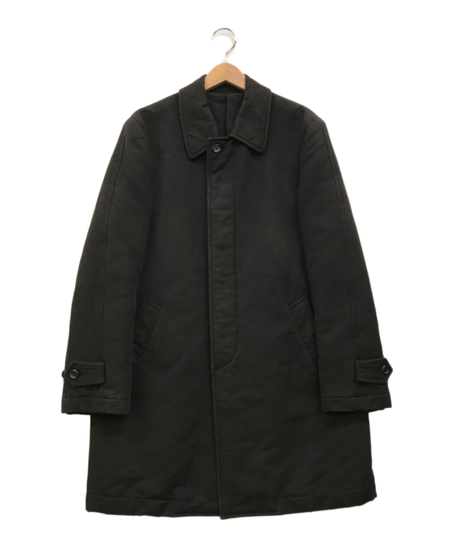 [Pre-owned] COMME des GARCONS HOMME DEUX Cotton Wool Stencil Collar Coat DR-C001