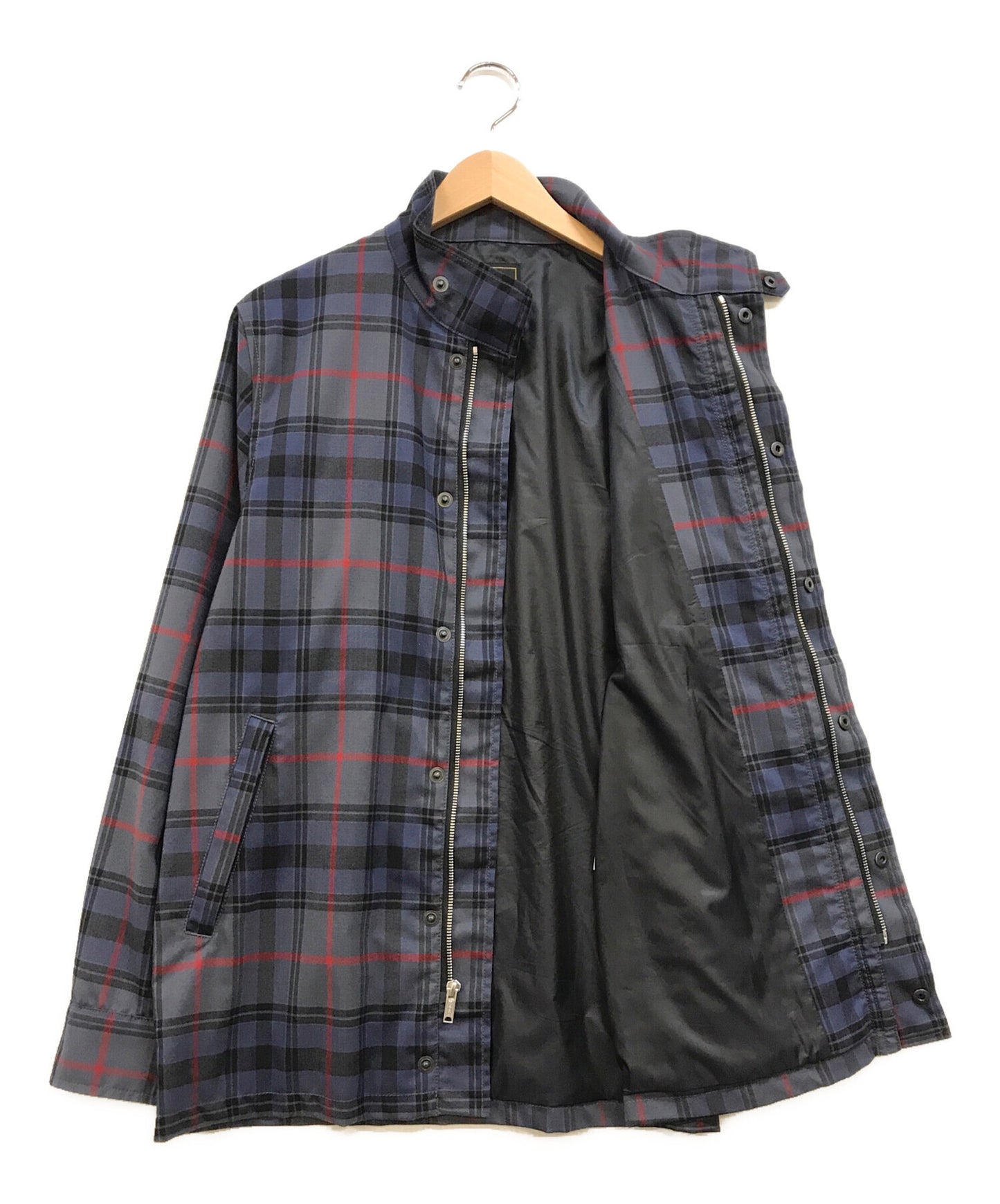[Pre-owned] Hysteric Glamour Stand collar check jacket 02181AB01