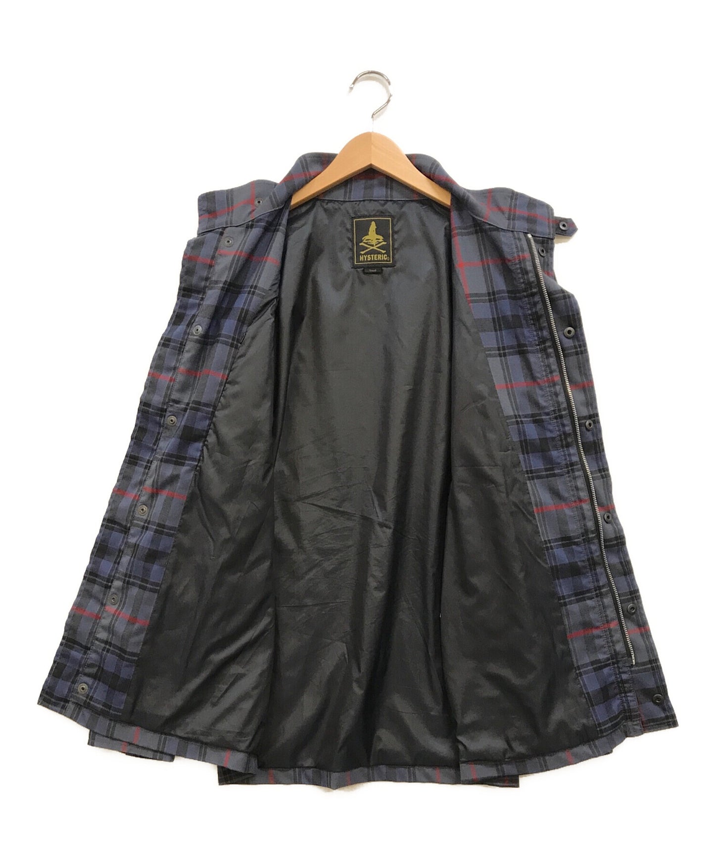 [Pre-owned] Hysteric Glamour Stand collar check jacket 02181AB01