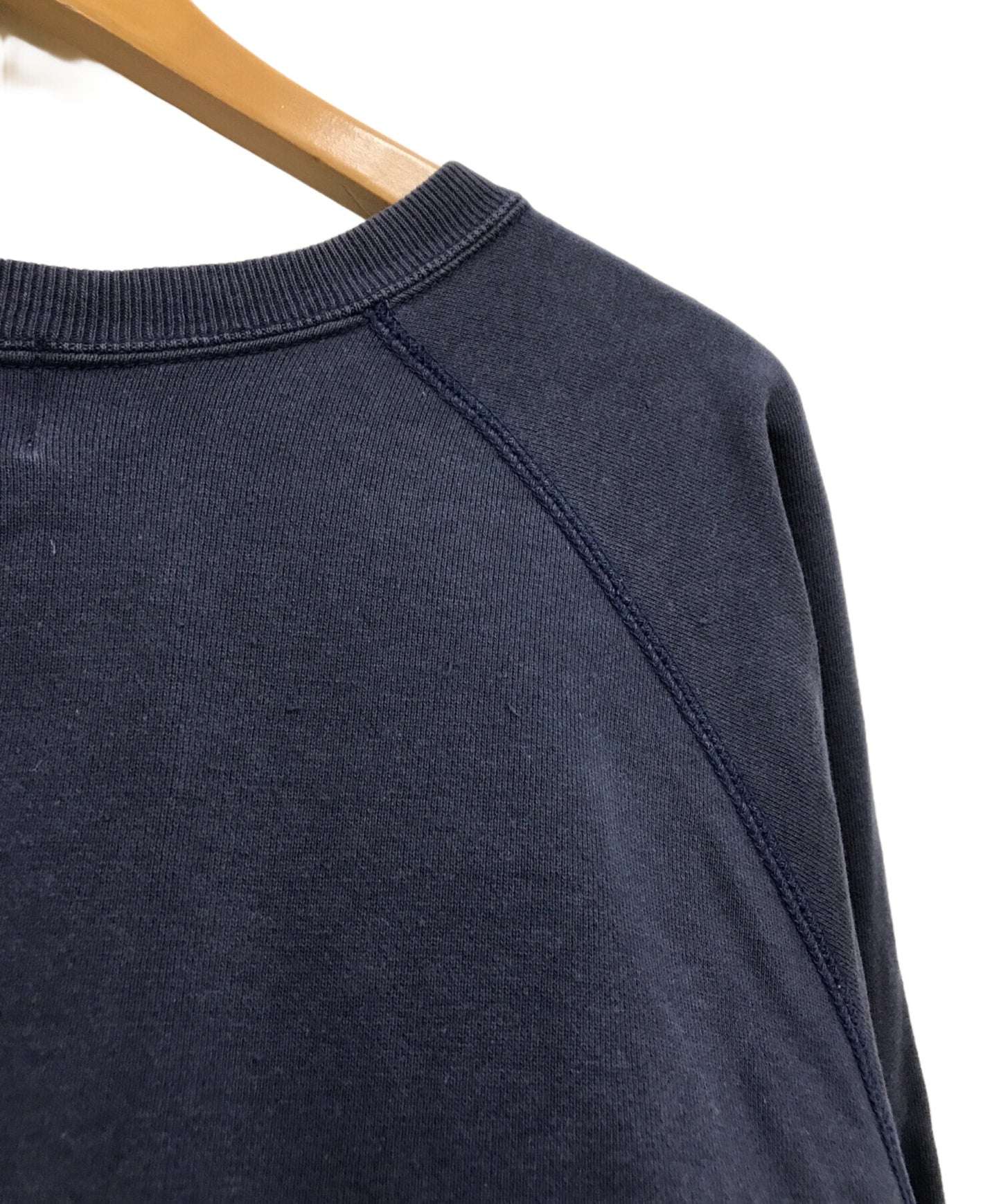 [Pre-owned] A BATHING APE Front V crew neck sweatshirt