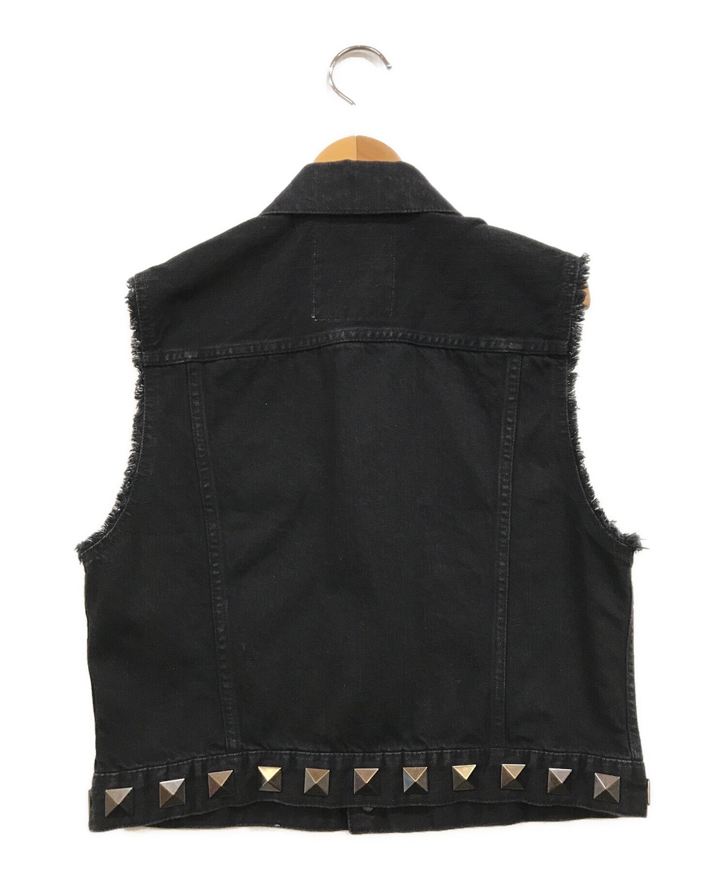 [Pre-owned] Hysteric Glamour AD GIRLS Embroidery Custom Denim Vest 01231AV01