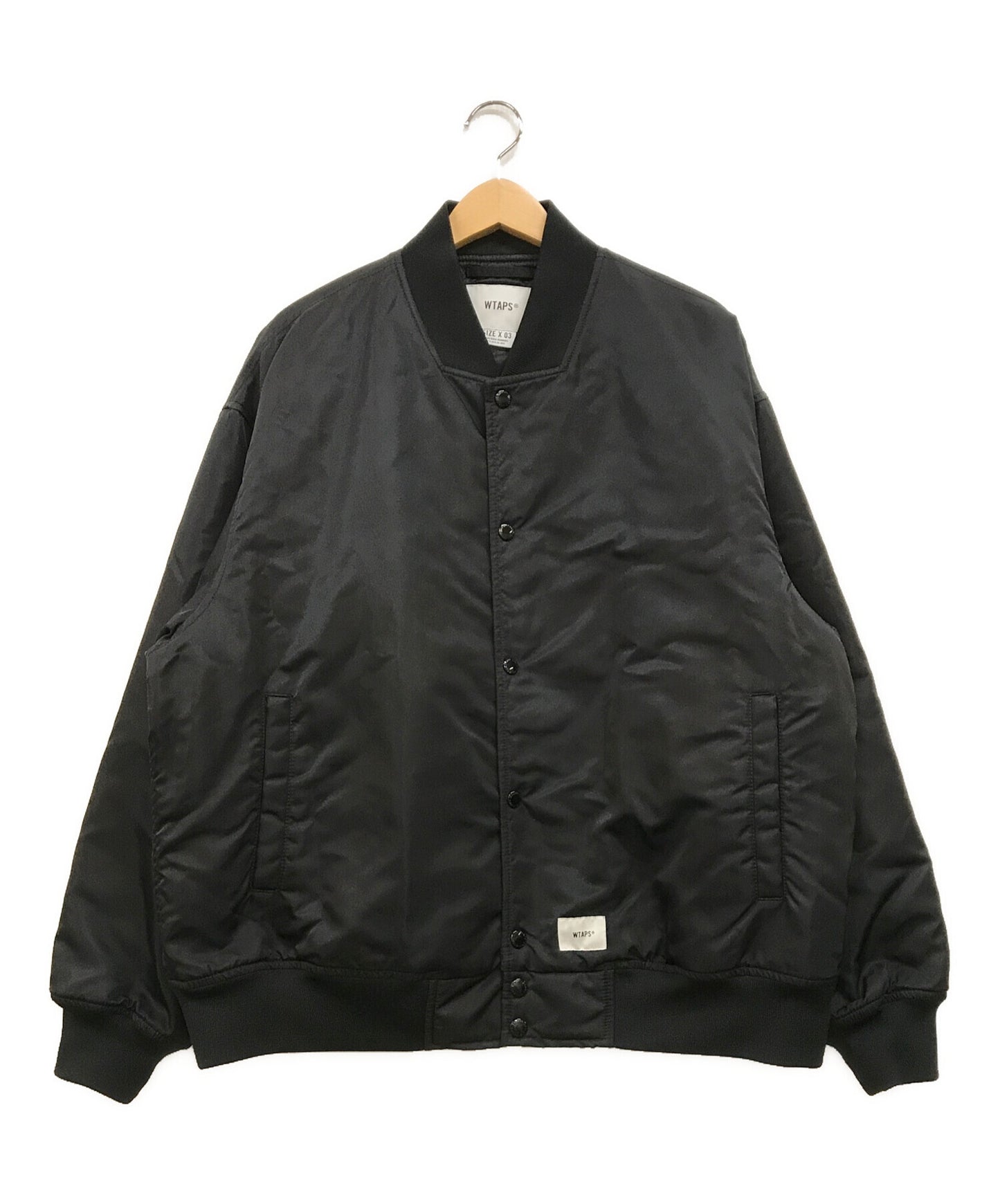 [Pre-owned] WTAPS TEAM JACKET NYLON TWILL Team jacket nylon twill 212TQDT-JKM01