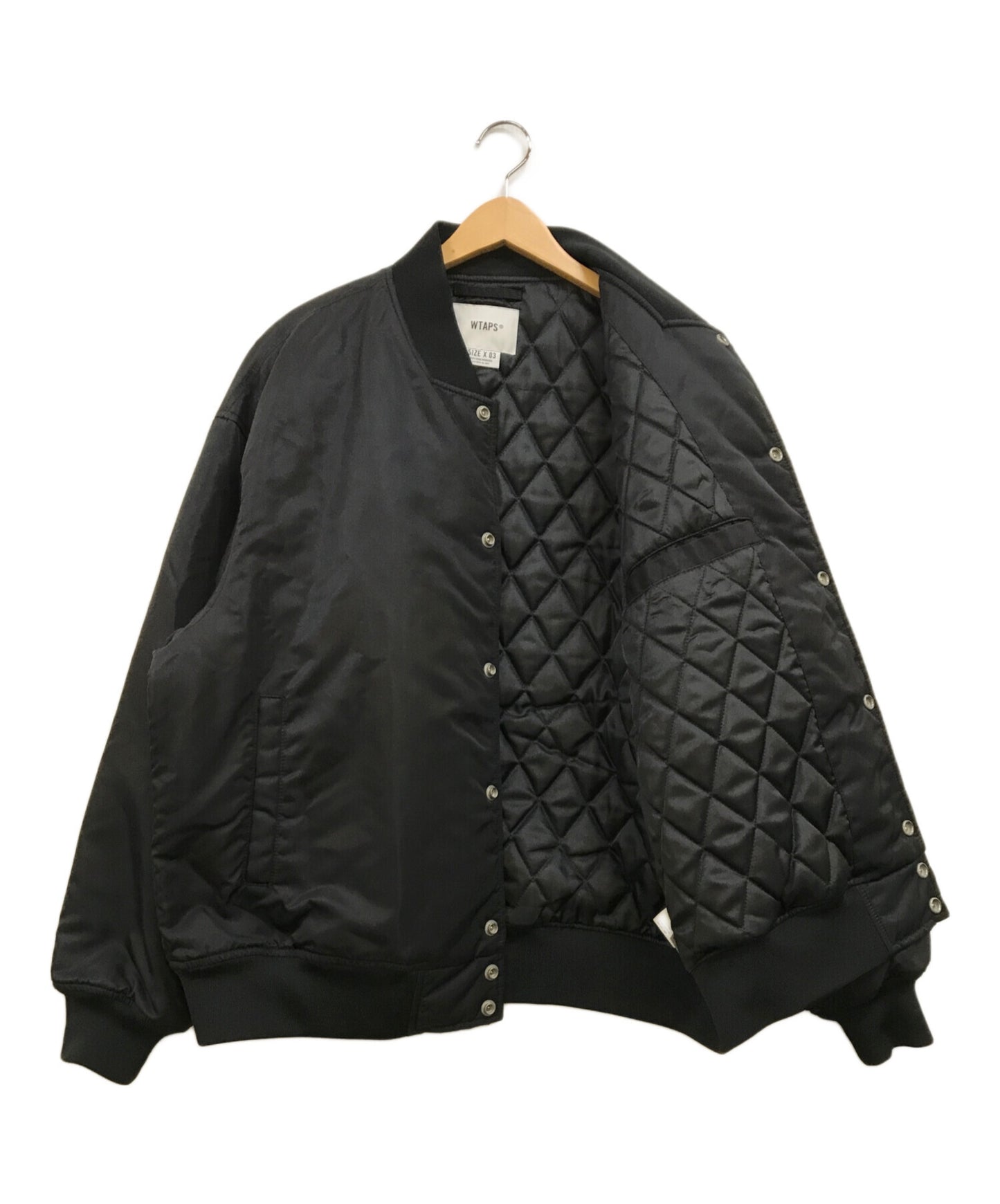 [Pre-owned] WTAPS TEAM JACKET NYLON TWILL Team jacket nylon twill 212TQDT-JKM01