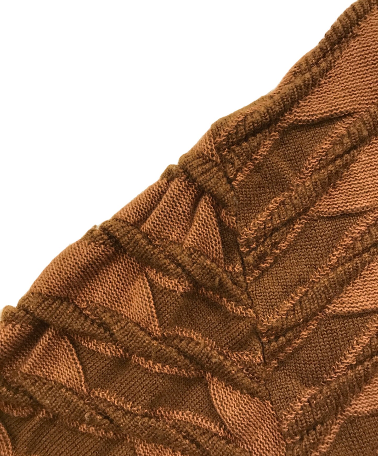 [Pre-owned] ISSEY MIYAKE Black Tag Wool Cotton 3D Knit ME31KN048