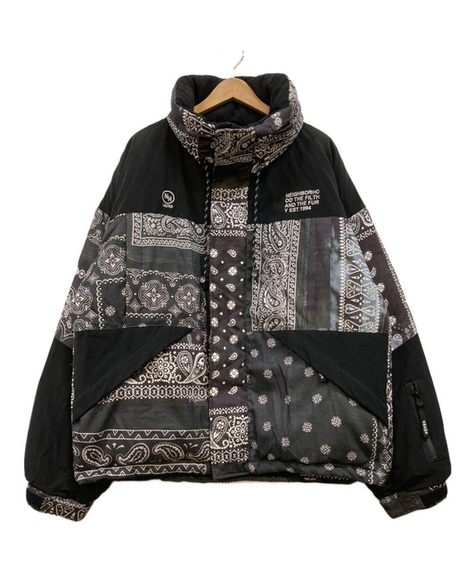 [Pre-owned] NEIGHBORHOOD BANDANA-CHOPPED NOWN E-JKT Down jacket 212TSNH-JKM11